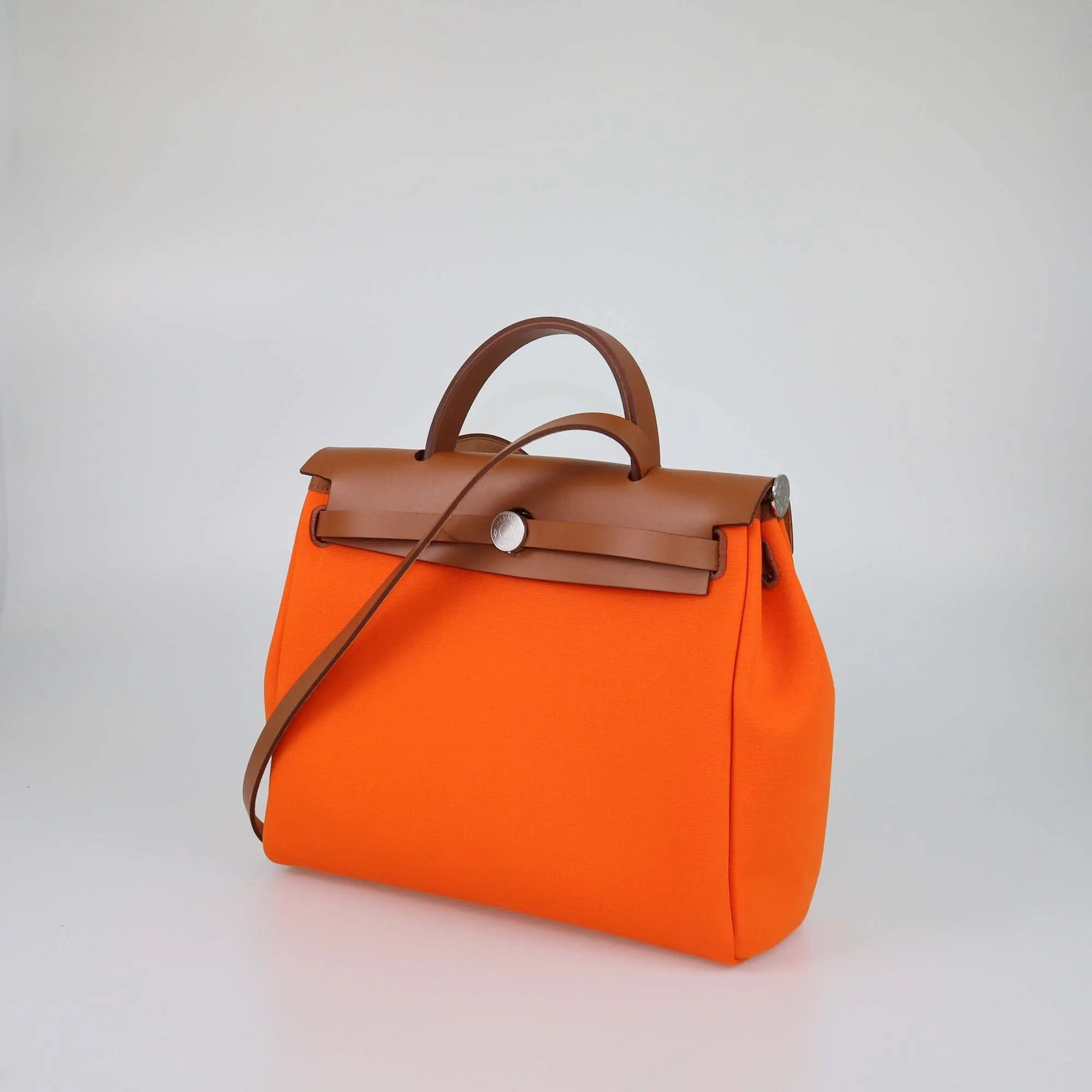 Hermes Orange Herbag 31 Bag