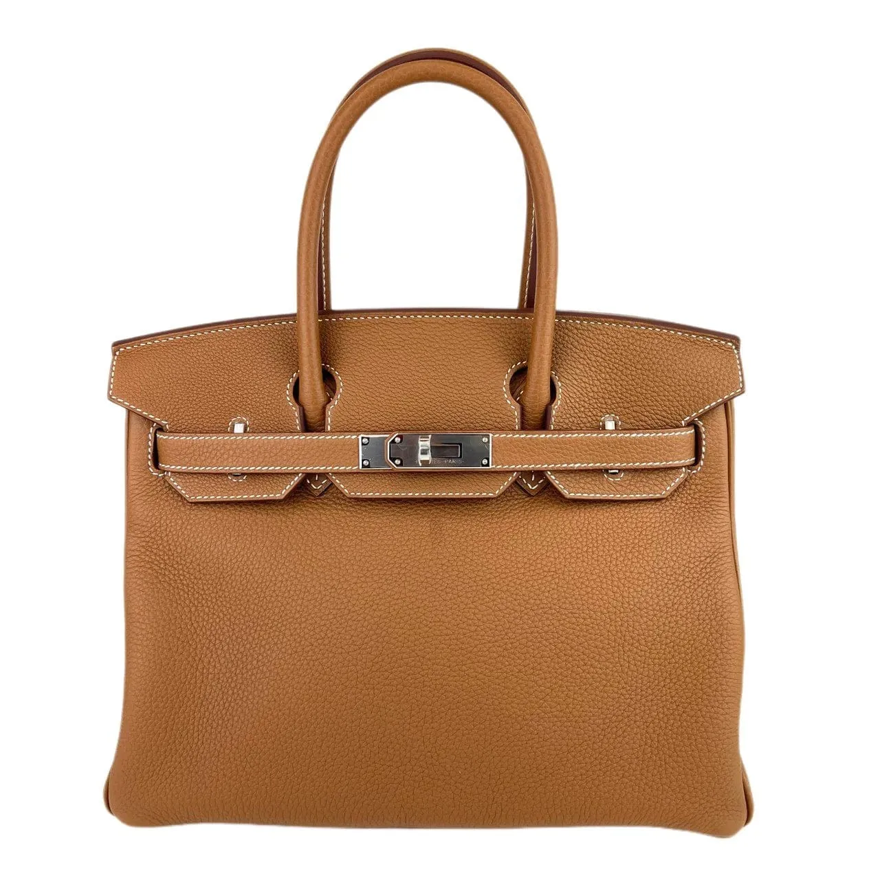 **Hermès Birkin 30 Gold Togo PHW #B SKCB-172251