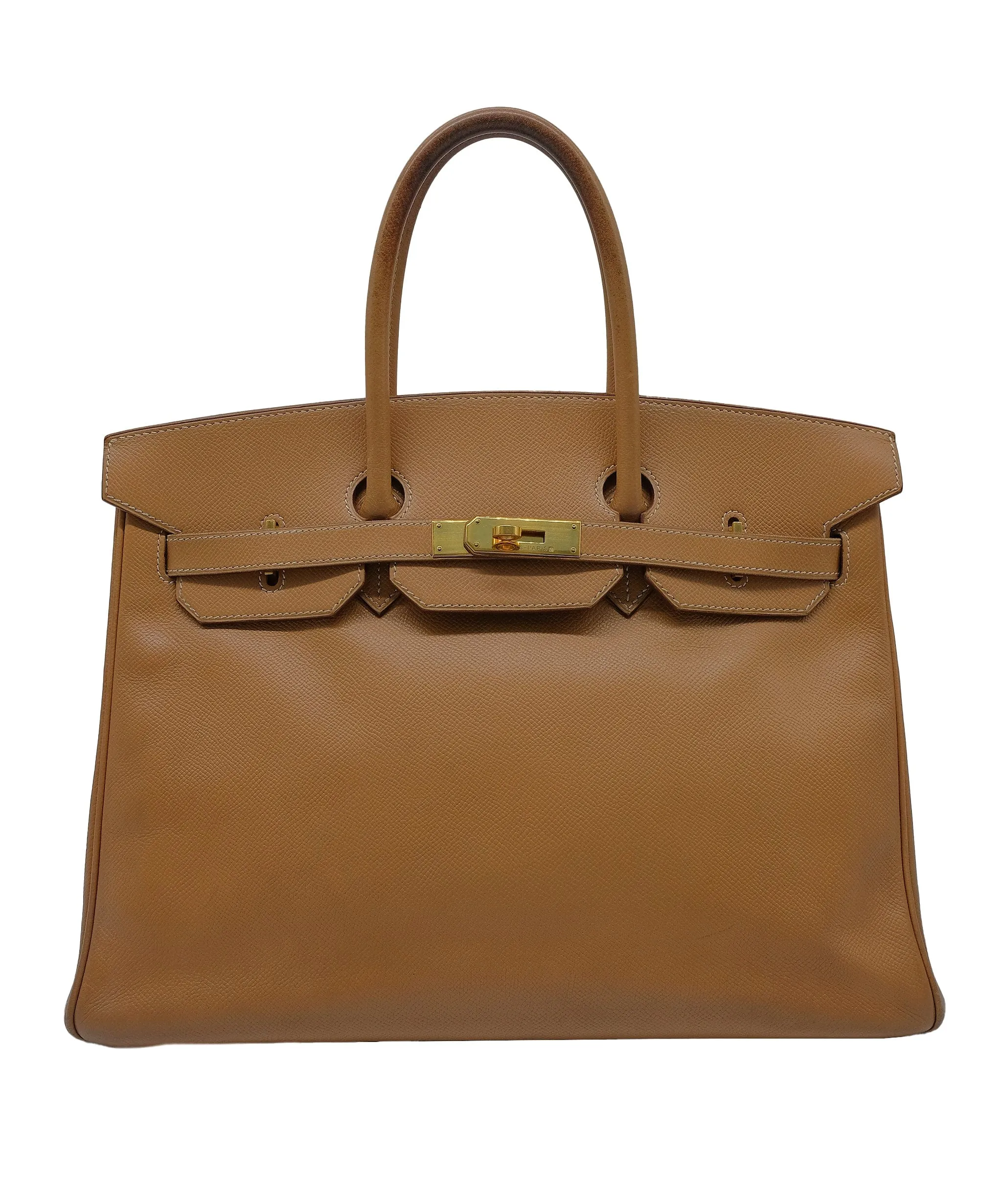 Hermès Birkin 35 Natural Courchevel GHW #E RJC3026