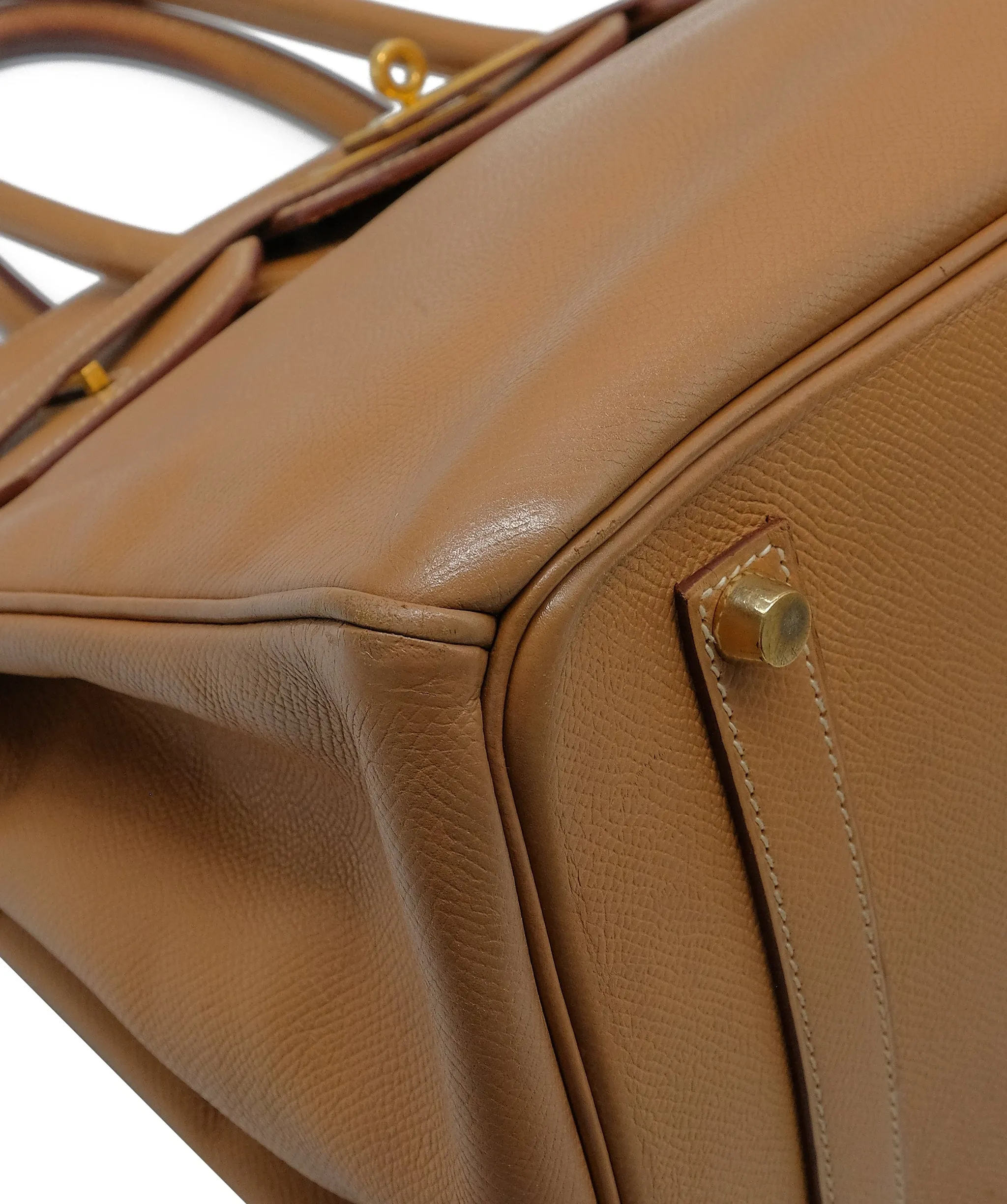 Hermès Birkin 35 Natural Courchevel GHW #E RJC3026