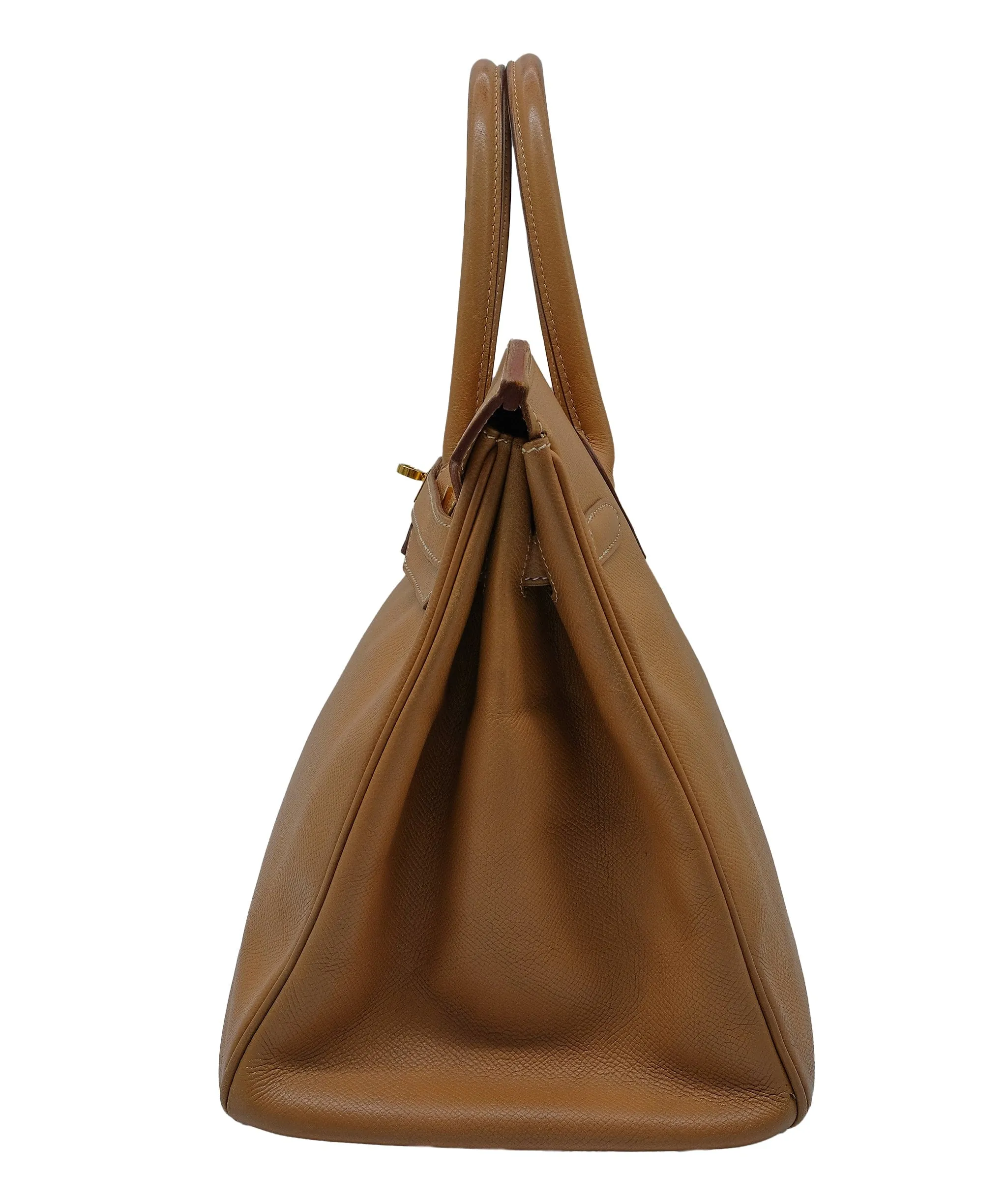 Hermès Birkin 35 Natural Courchevel GHW #E RJC3026
