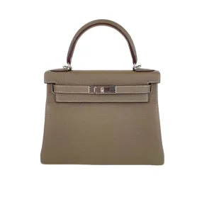 Hermès Kelly 28 Etoupe Togo PHW #U SKCB-093977