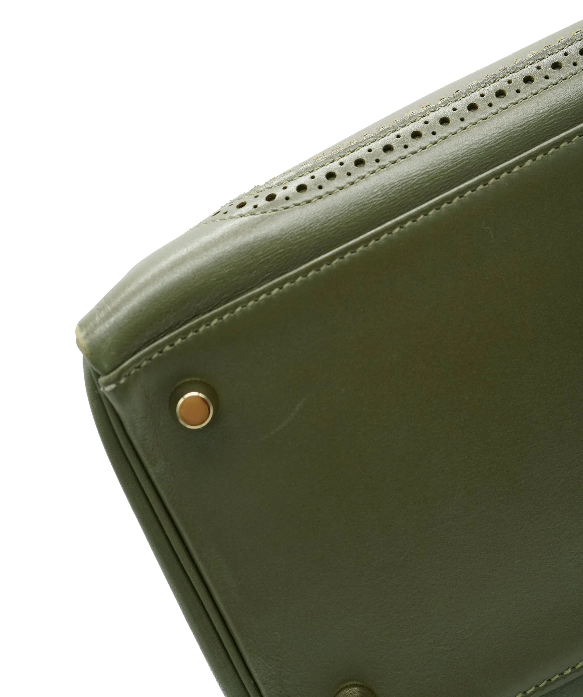 Hermès Kelly 35 Ghillies Vert Veronese Tadelakt GHW ASC4960