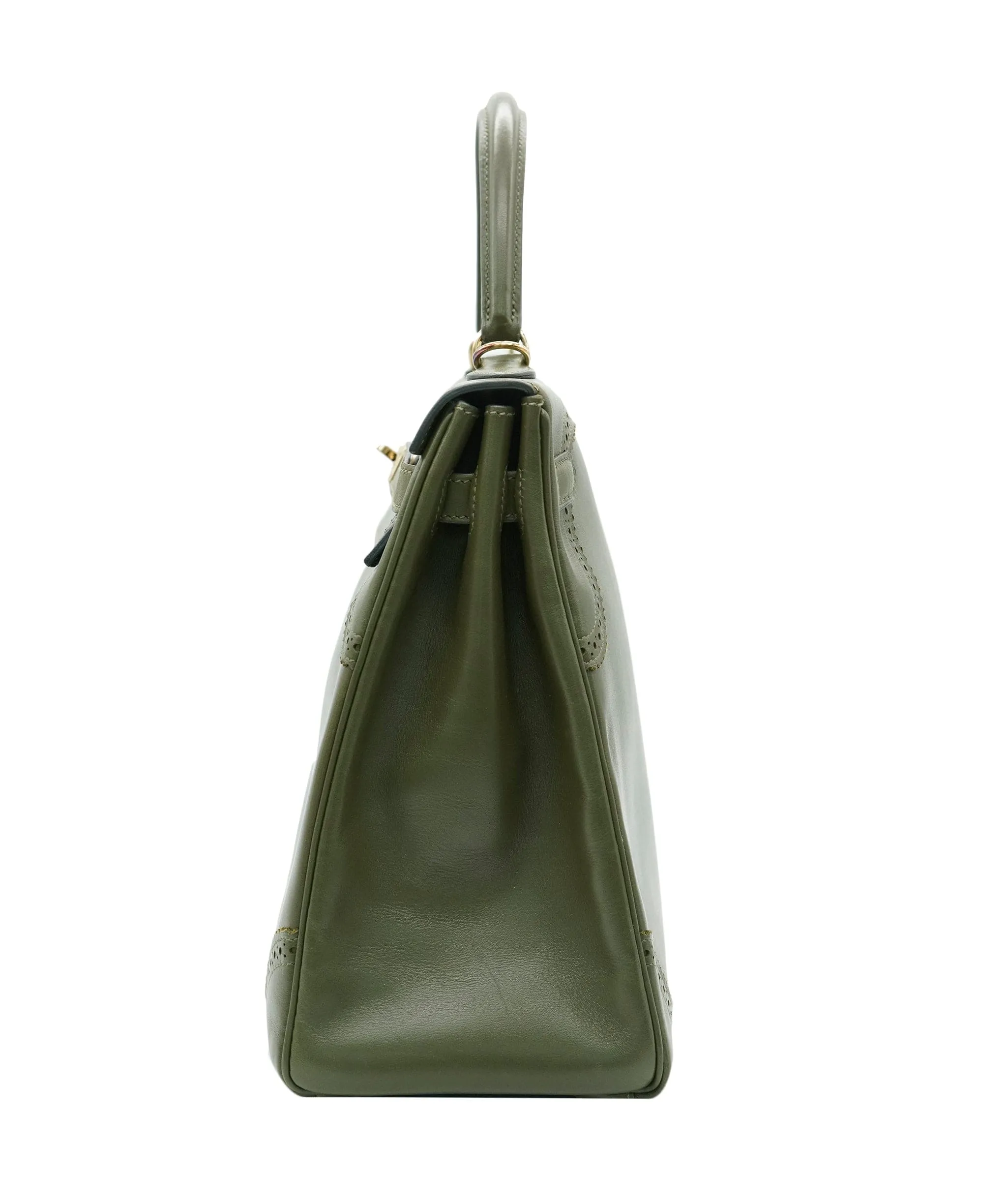 Hermès Kelly 35 Ghillies Vert Veronese Tadelakt GHW ASC4960