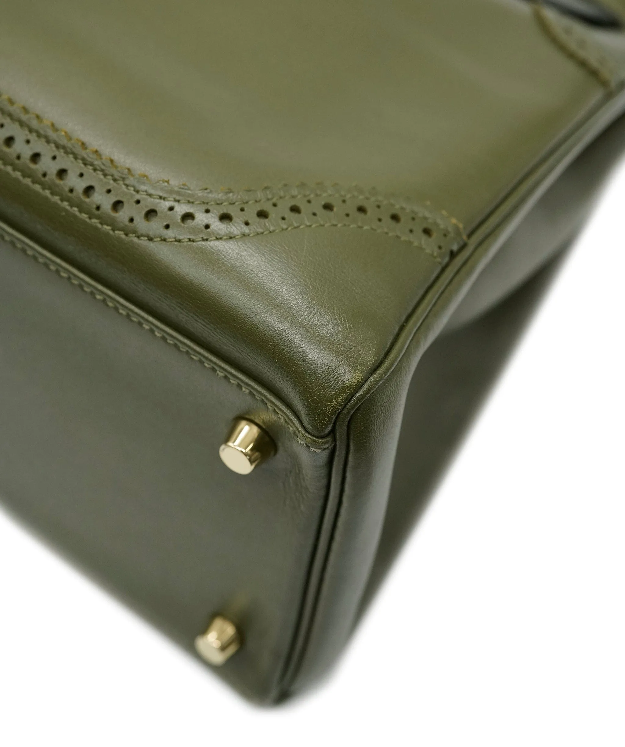 Hermès Kelly 35 Ghillies Vert Veronese Tadelakt GHW ASC4960