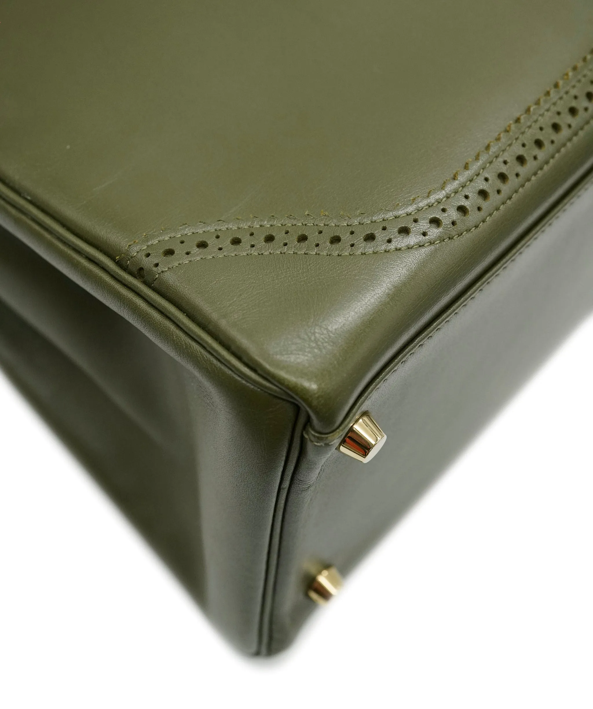 Hermès Kelly 35 Ghillies Vert Veronese Tadelakt GHW ASC4960