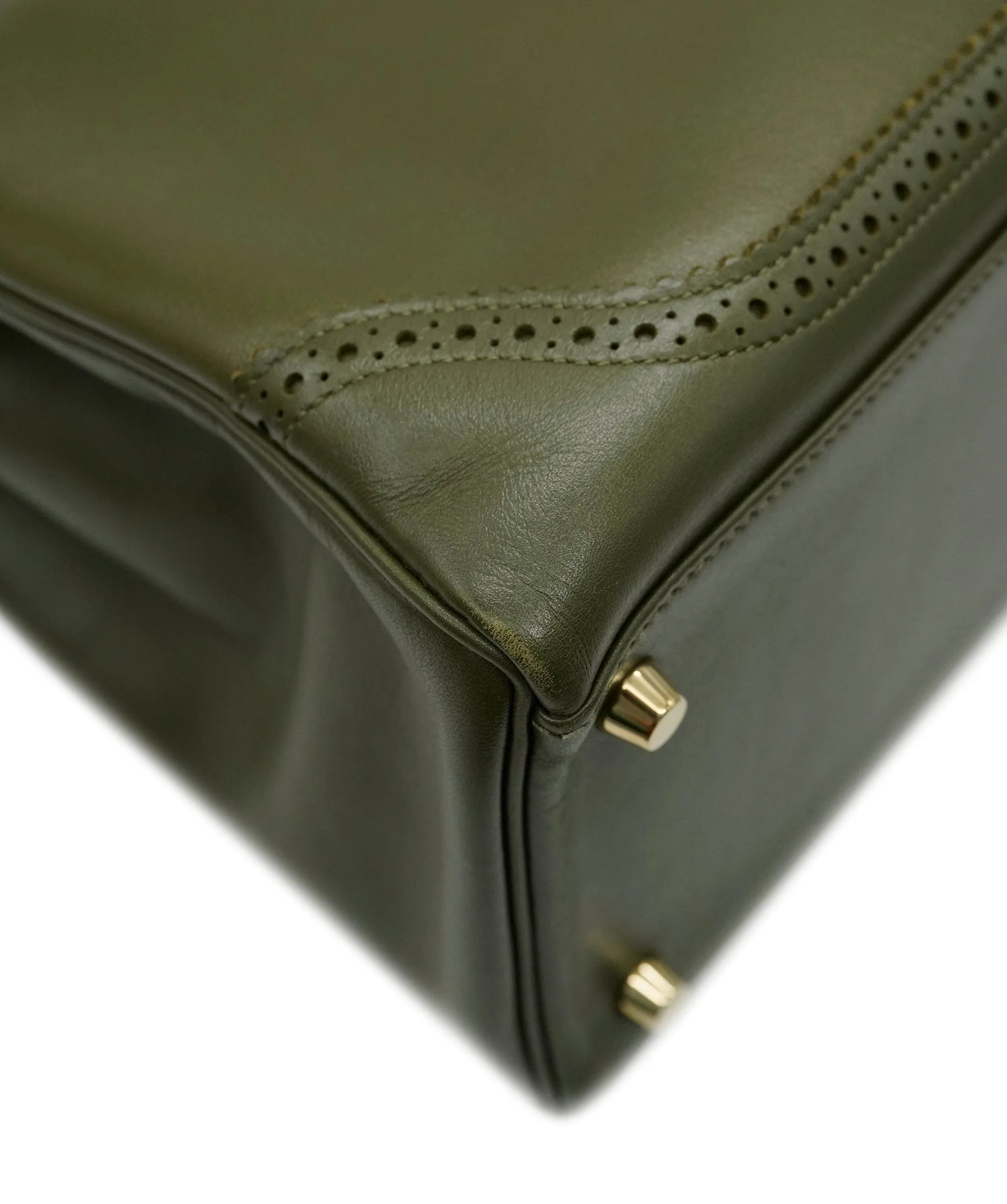 Hermès Kelly 35 Ghillies Vert Veronese Tadelakt GHW ASC4960