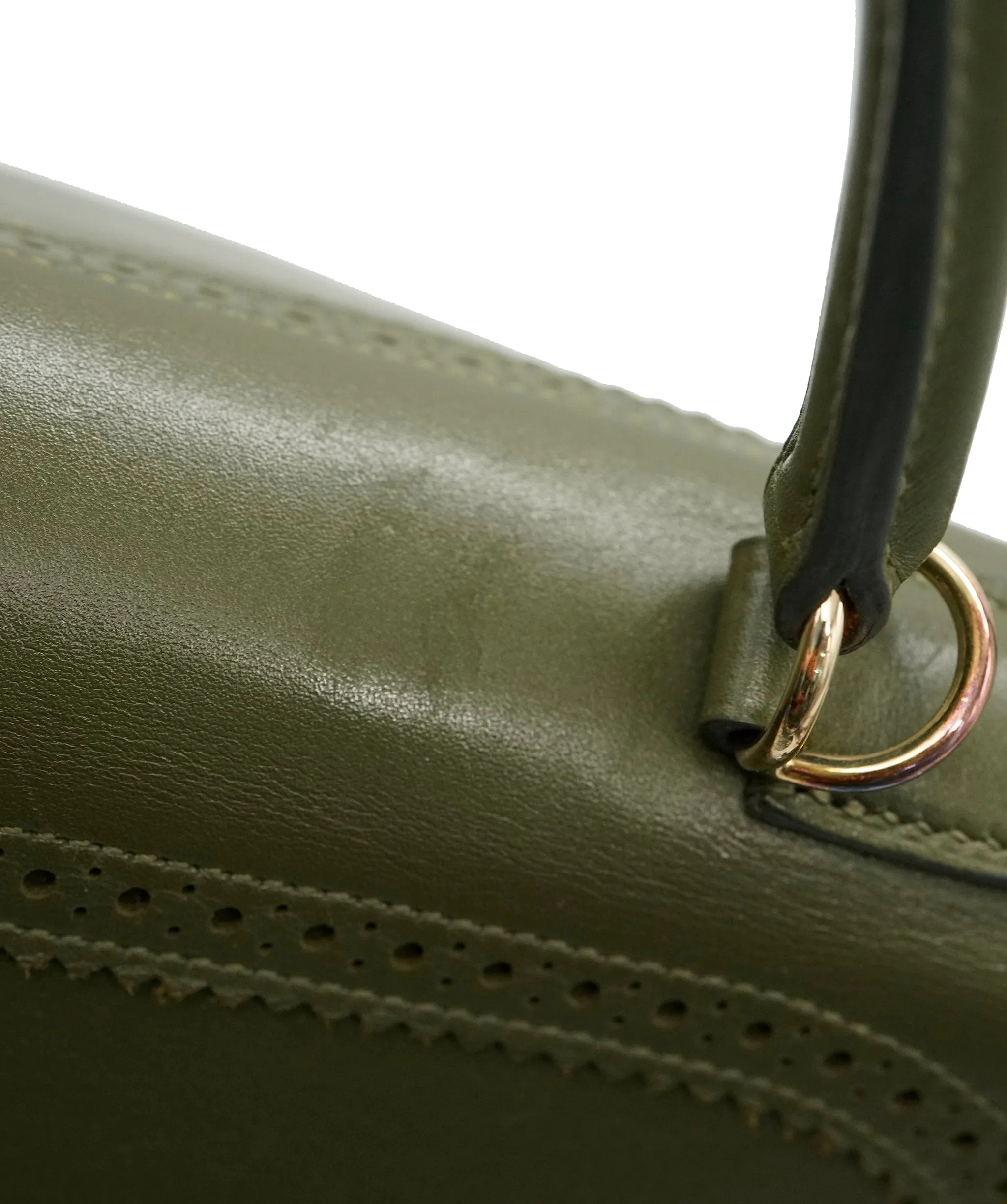Hermès Kelly 35 Ghillies Vert Veronese Tadelakt GHW ASC4960