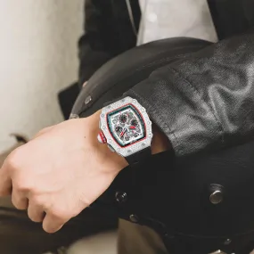 Hip Hop Diamond Watch Men Sport Chronograph Men Watches