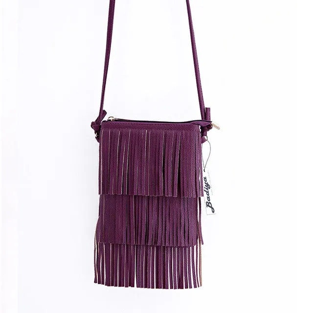 Hot Sale Mini Tassel Women Handbags Messenger Bag Ladies Crossbody Bag Vintage Small Phone Bag Bolsa Feminina