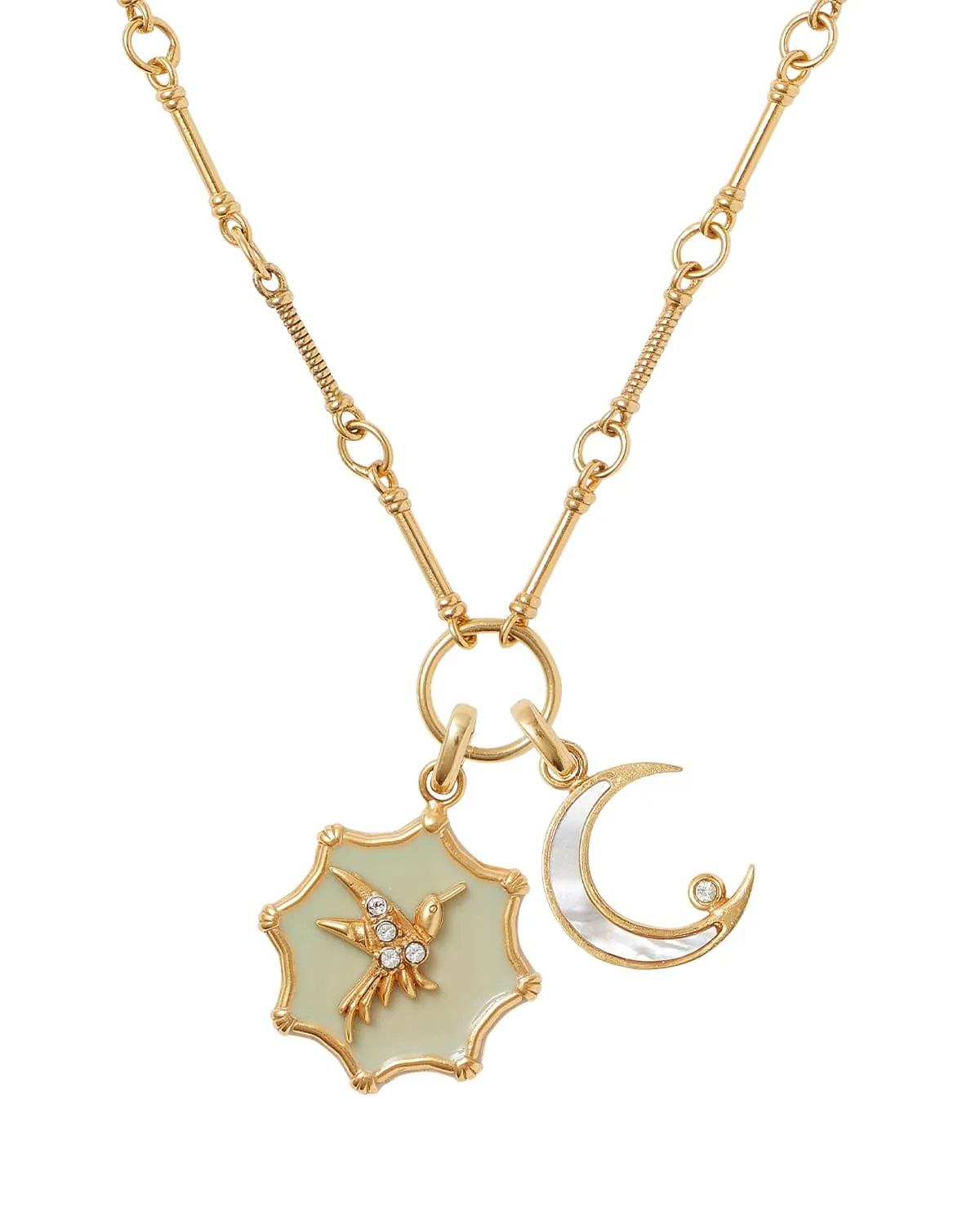 Hummingbird Enamel Charm