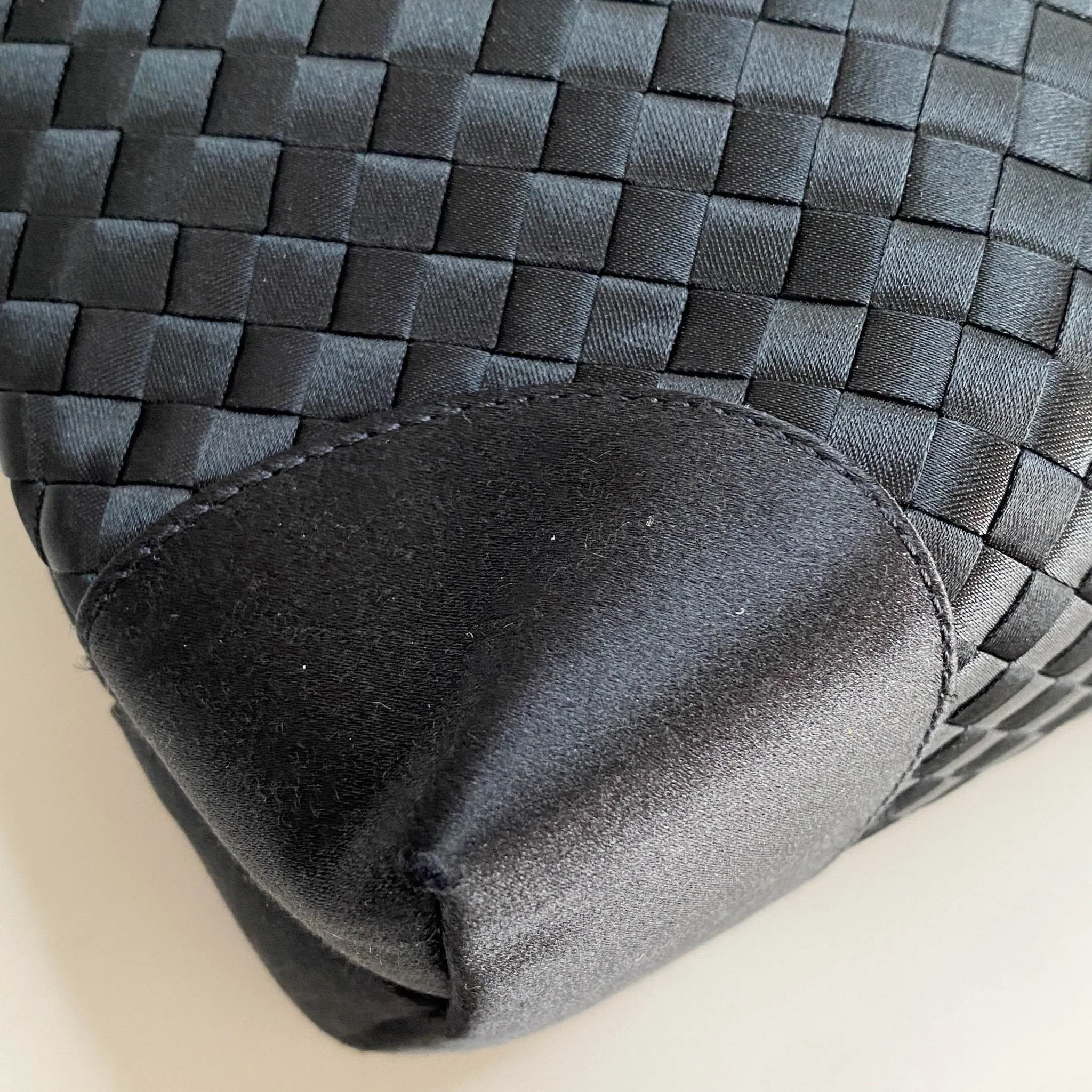 Intrecciato Satin Mini Handbag