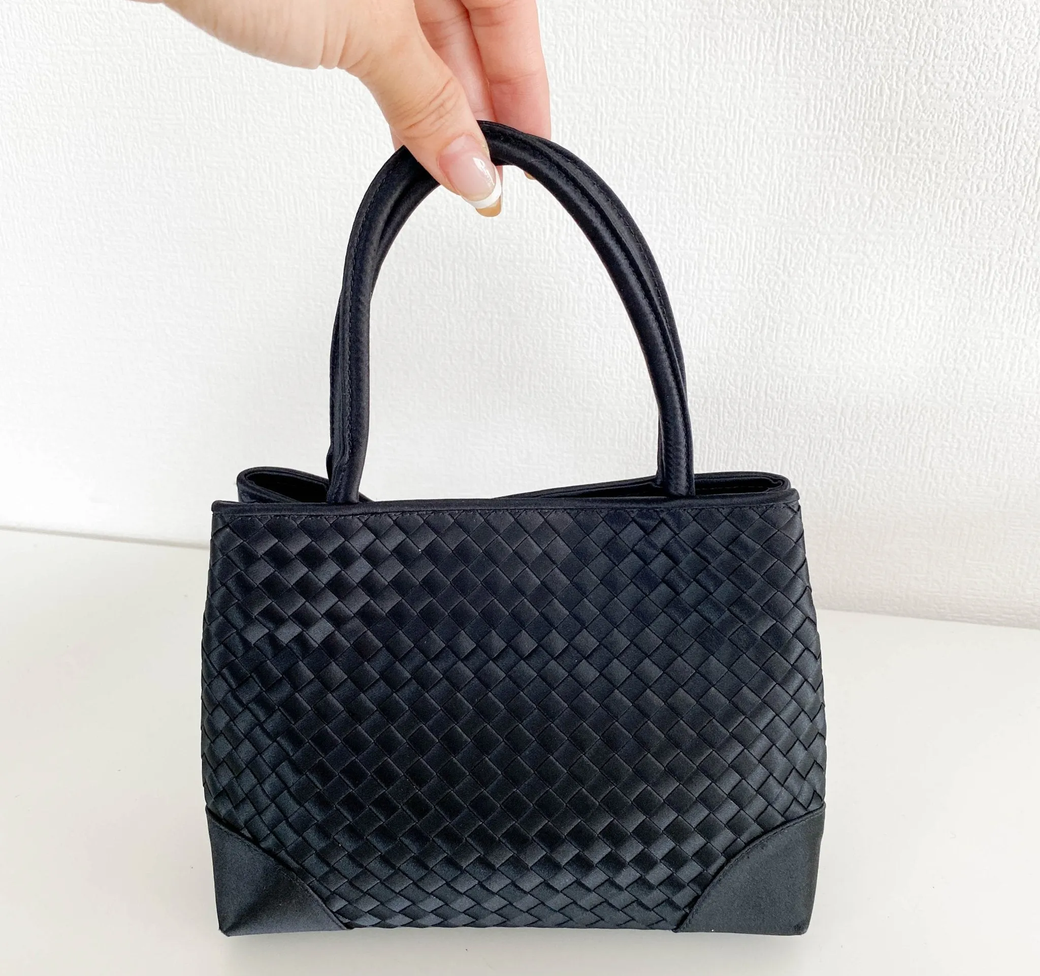 Intrecciato Satin Mini Handbag