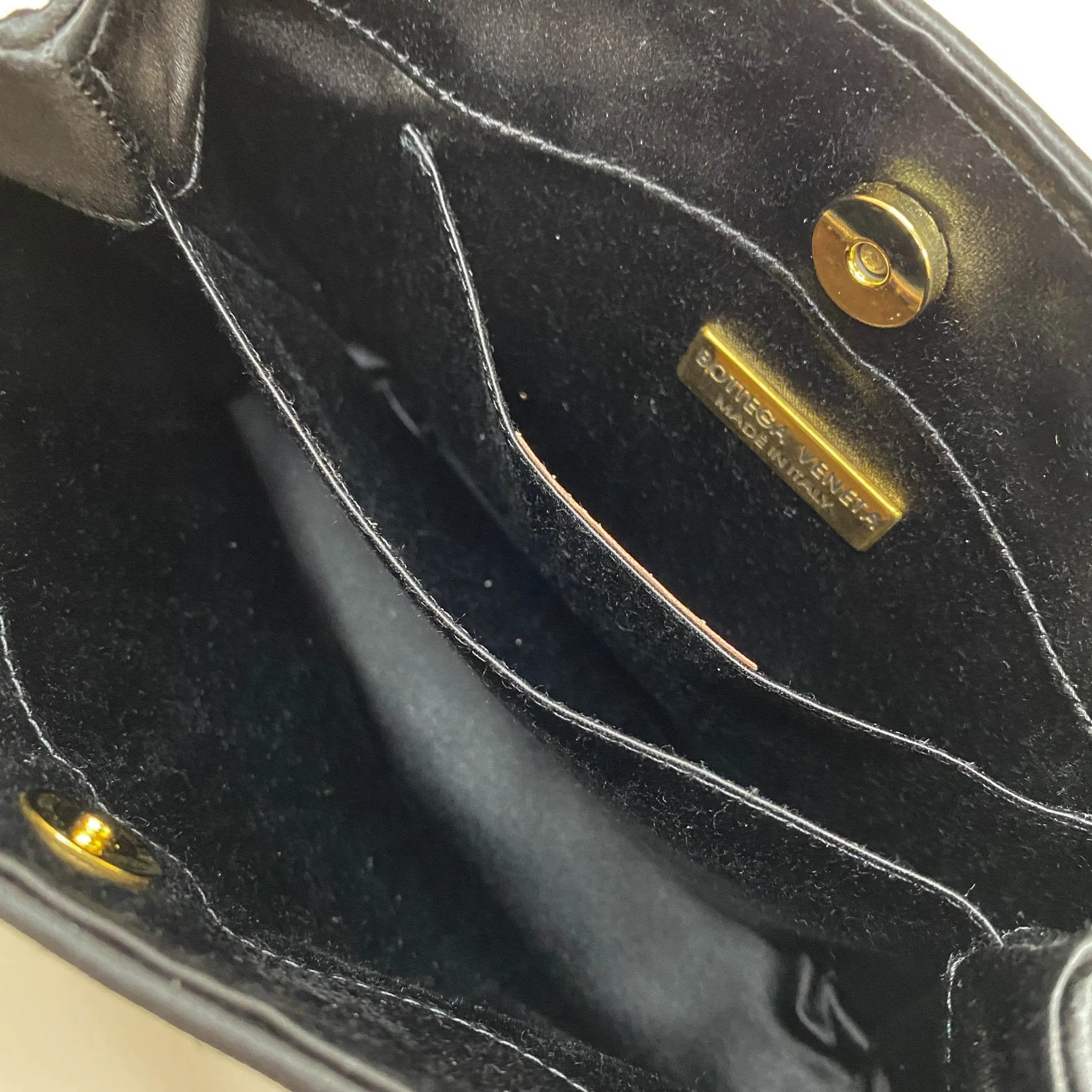 Intrecciato Satin Mini Handbag
