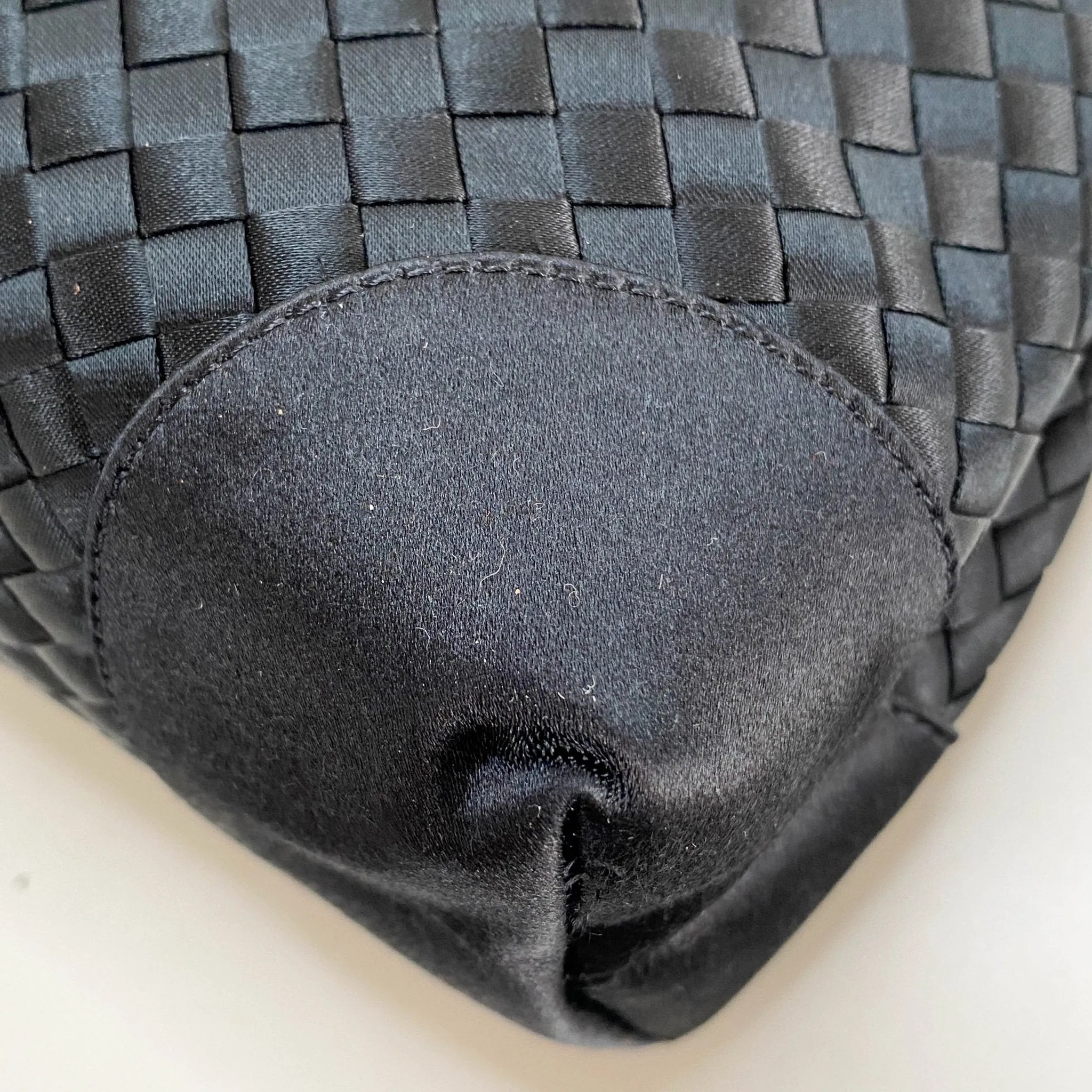 Intrecciato Satin Mini Handbag