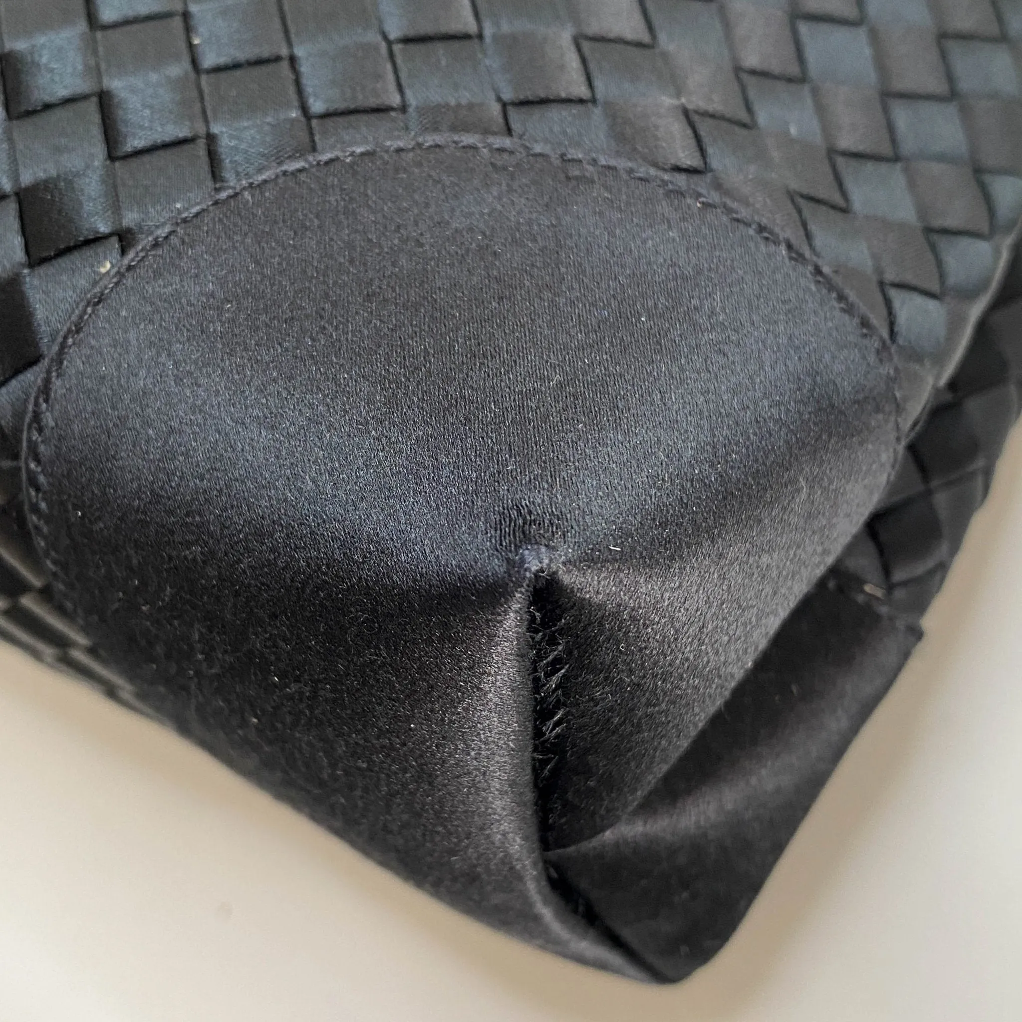 Intrecciato Satin Mini Handbag