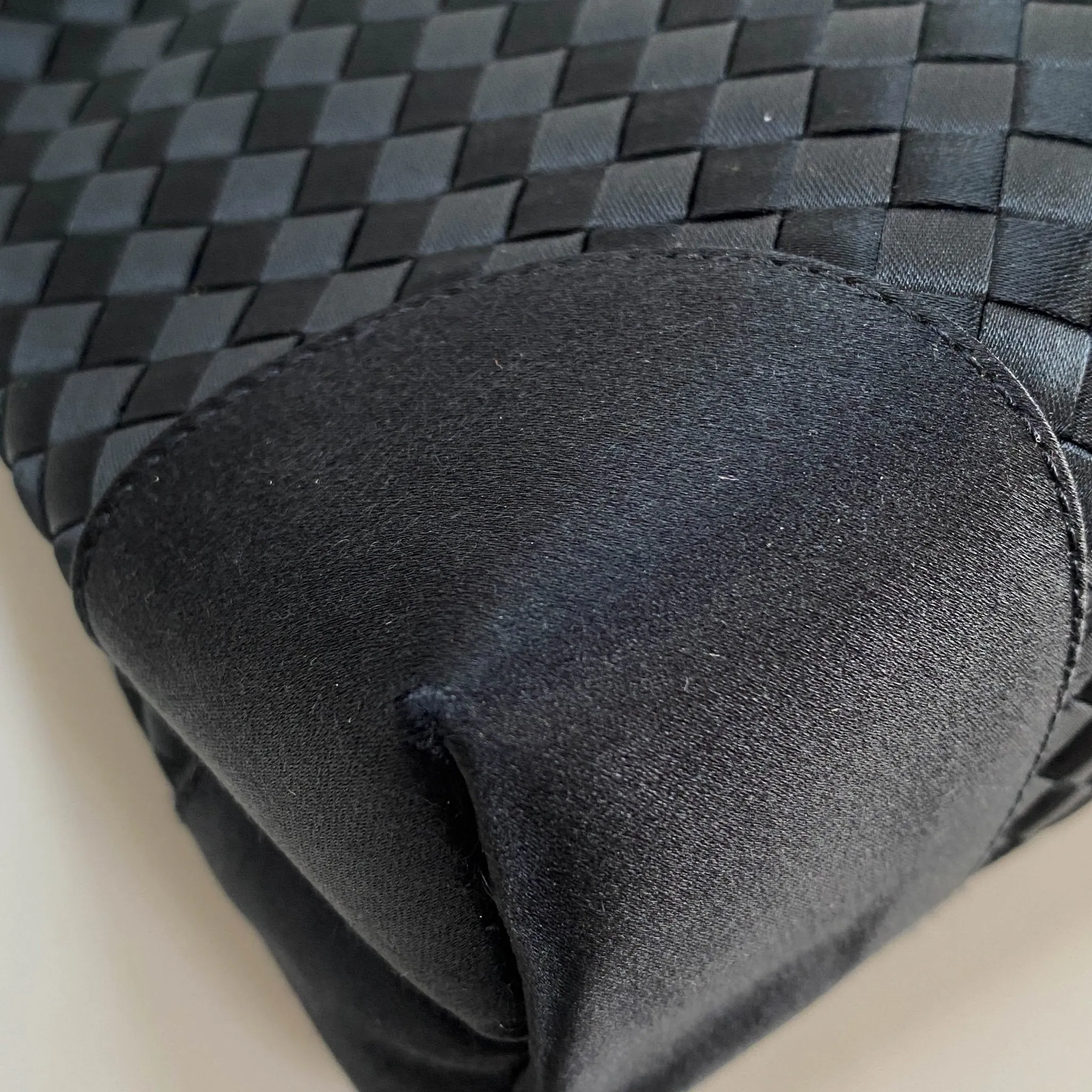 Intrecciato Satin Mini Handbag