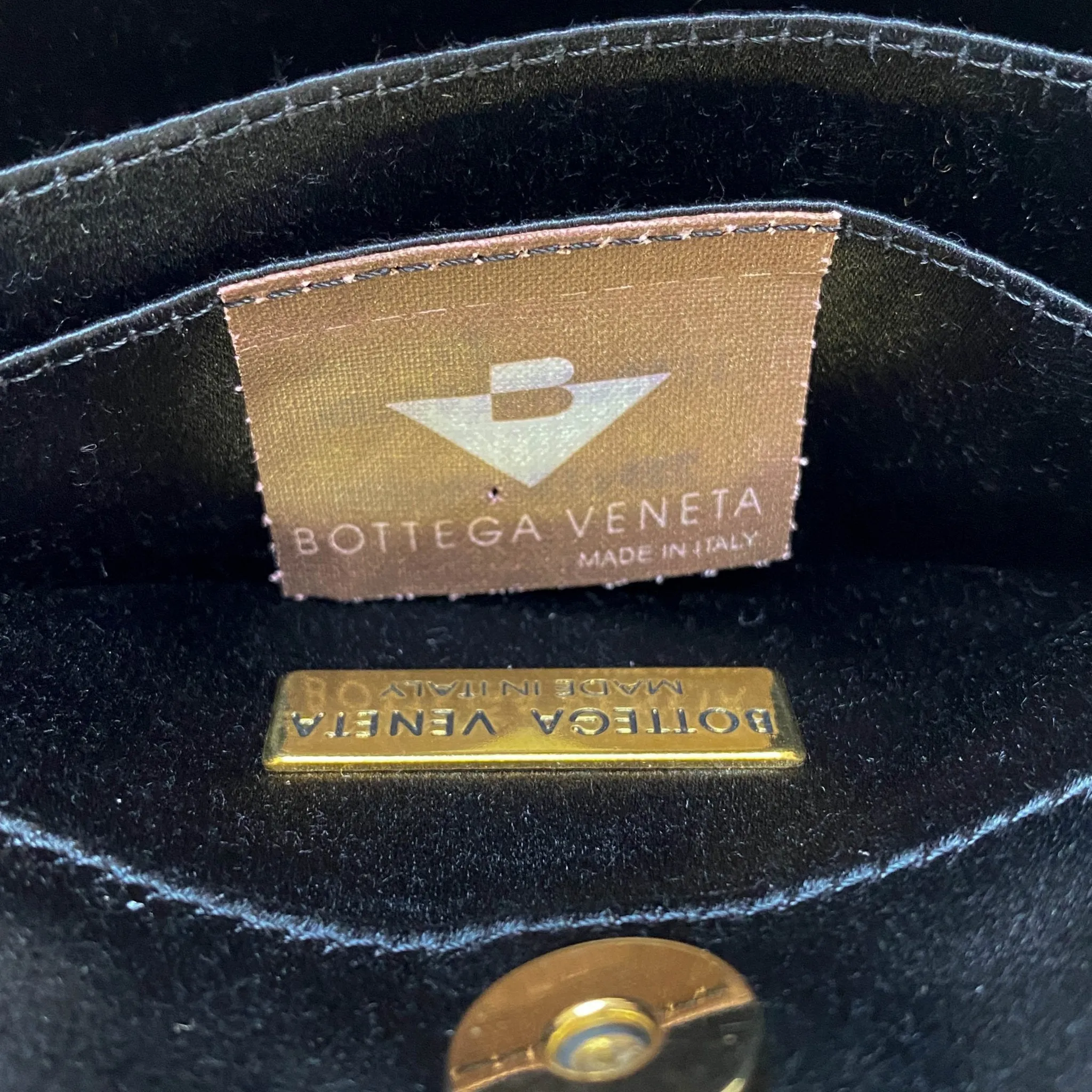 Intrecciato Satin Mini Handbag