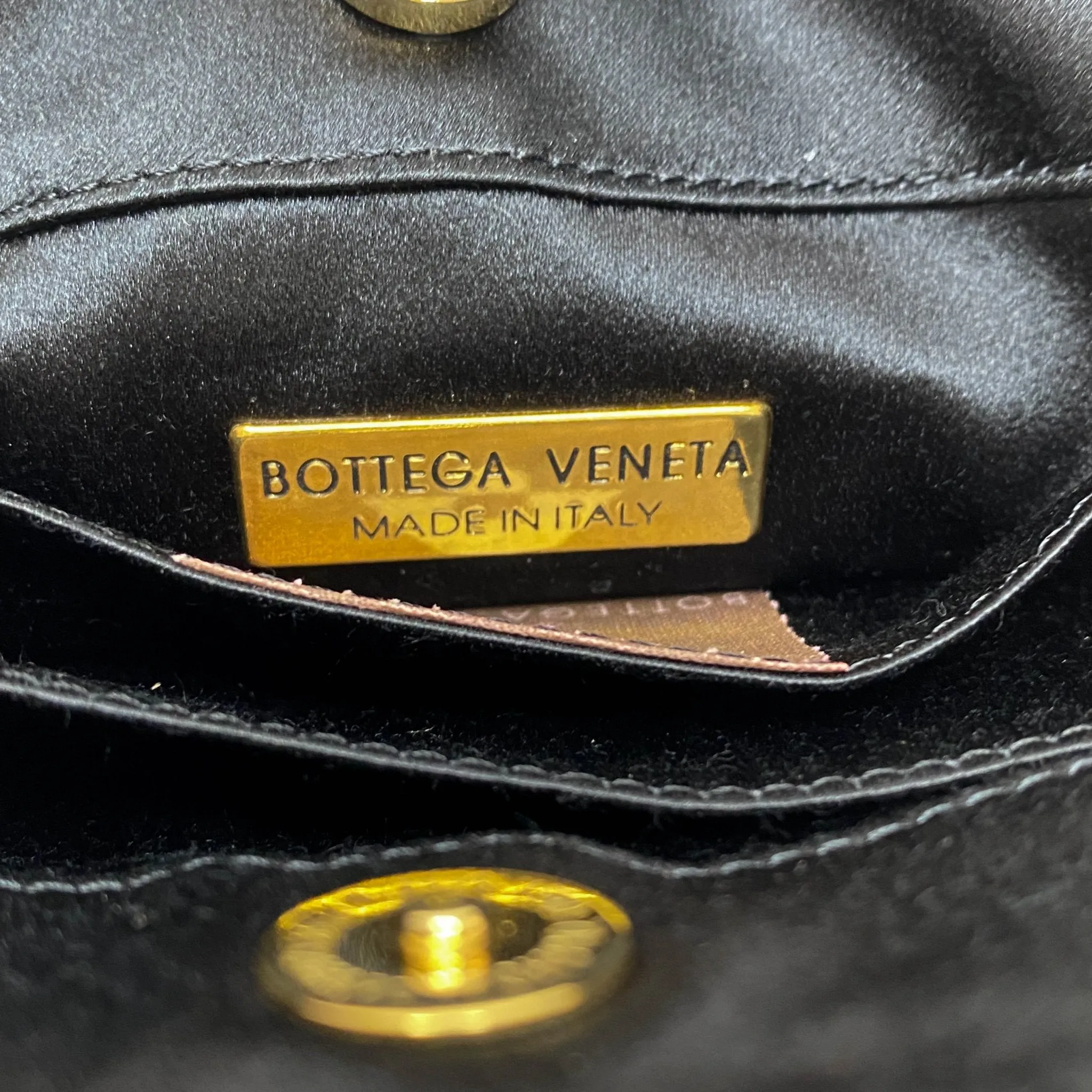Intrecciato Satin Mini Handbag