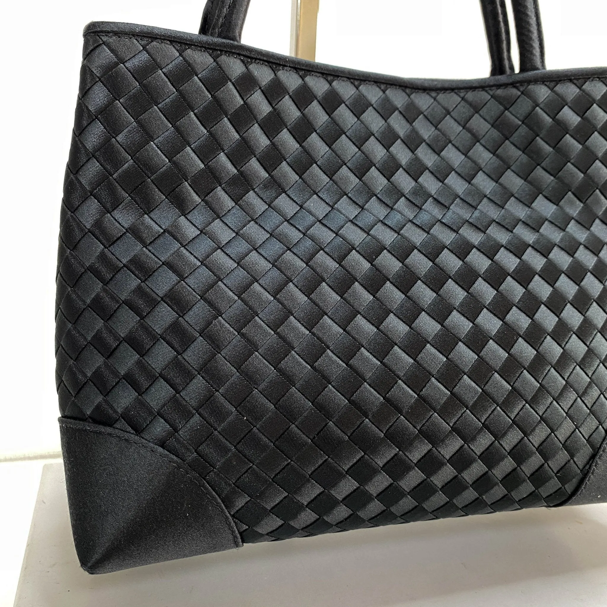 Intrecciato Satin Mini Handbag