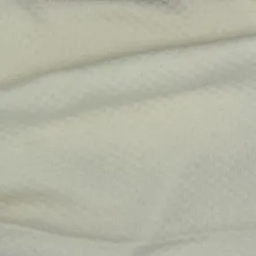 Ivory Diamond Double Knit Fabric - SKU 4985
