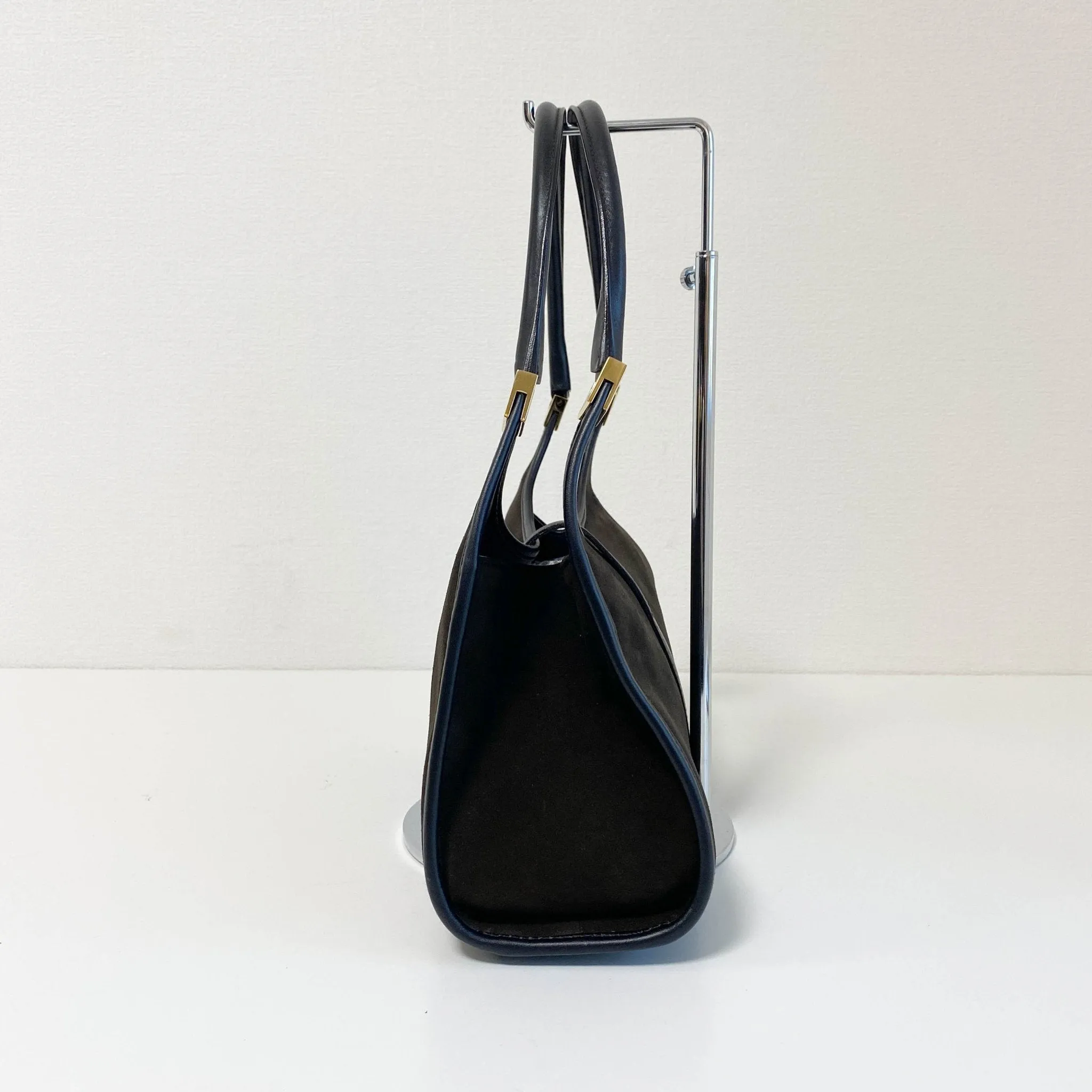 Jackie Dark Green Suede Shoulder Bag
