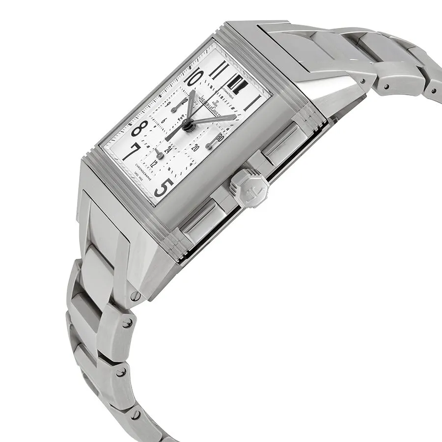 Jaeger LeCoultre Reverso Squadra Silver Dial Chronograph Men's Watch Q7018120