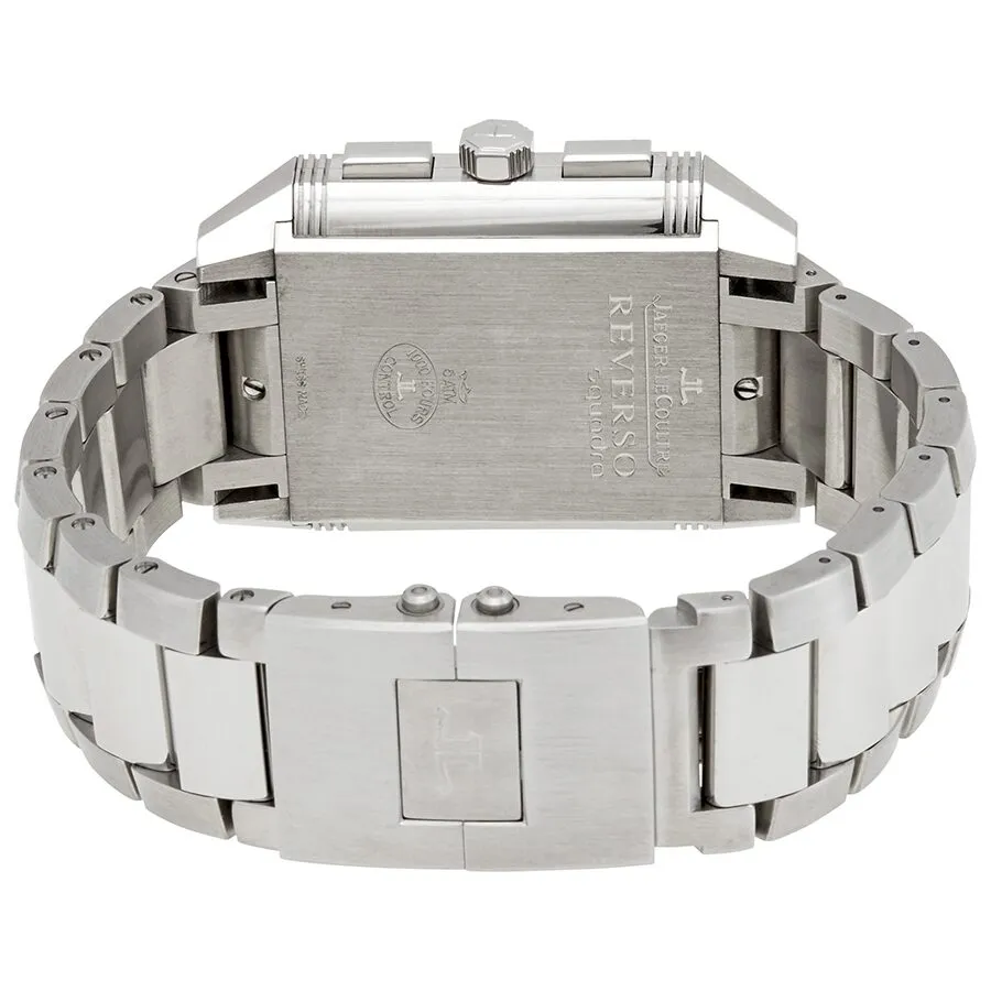 Jaeger LeCoultre Reverso Squadra Silver Dial Chronograph Men's Watch Q7018120
