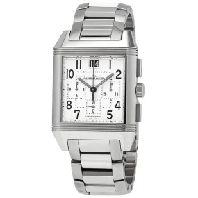 Jaeger LeCoultre Reverso Squadra Silver Dial Chronograph Men's Watch Q7018120