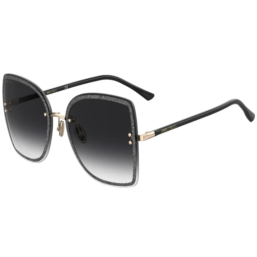 Jimmy Choo Leti 2M2 9O Black Sunglasses