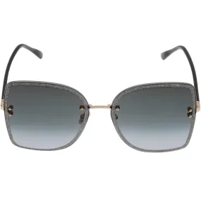 Jimmy Choo Leti 2M2 9O Black Sunglasses