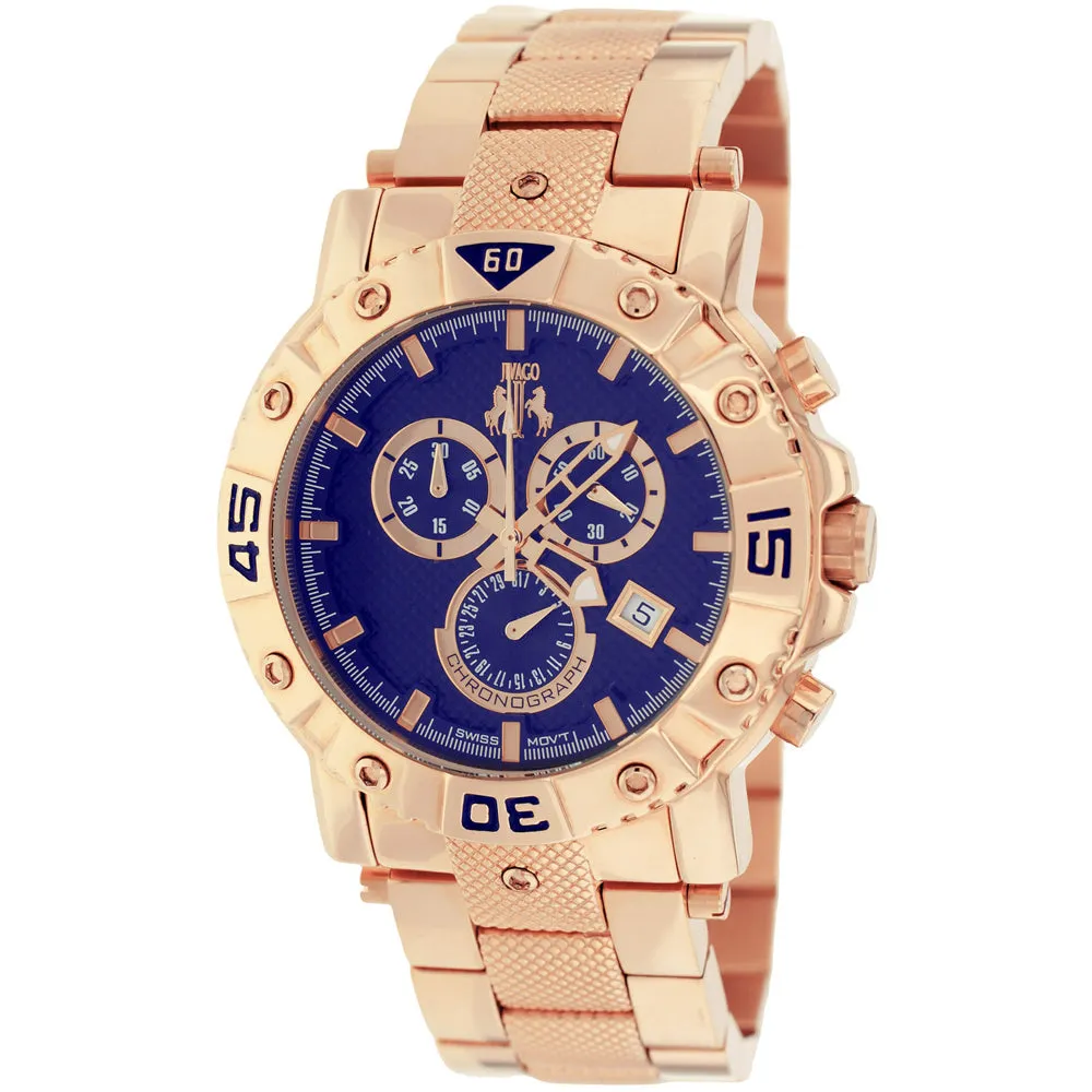 Jivago Men's Titan Blue Dial Watch - JV9126