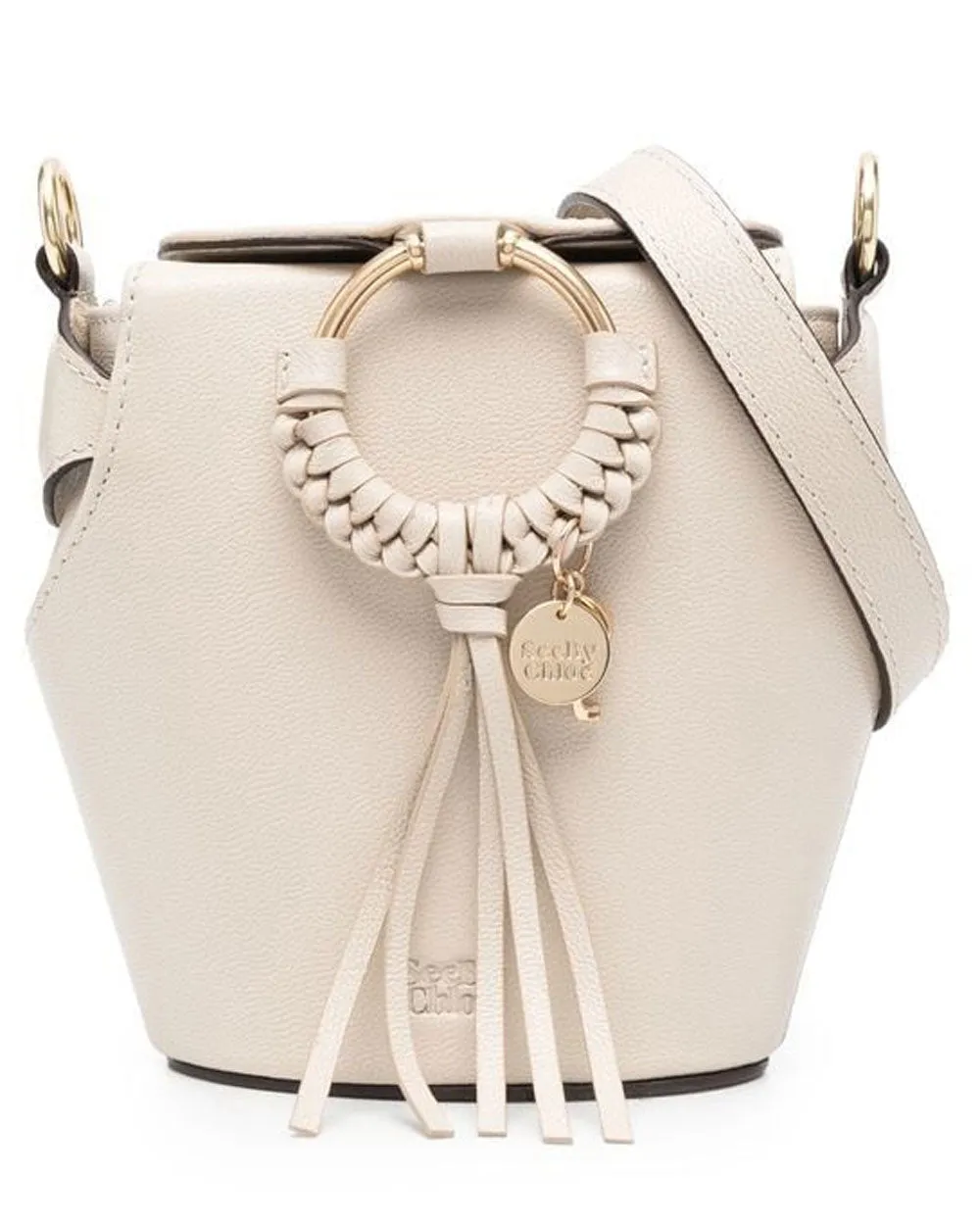 Joan Box Bag in Cement Beige