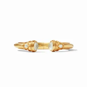Julie Vos Cannes Demi Cuff - Iridescent Clear Crystal | Regular