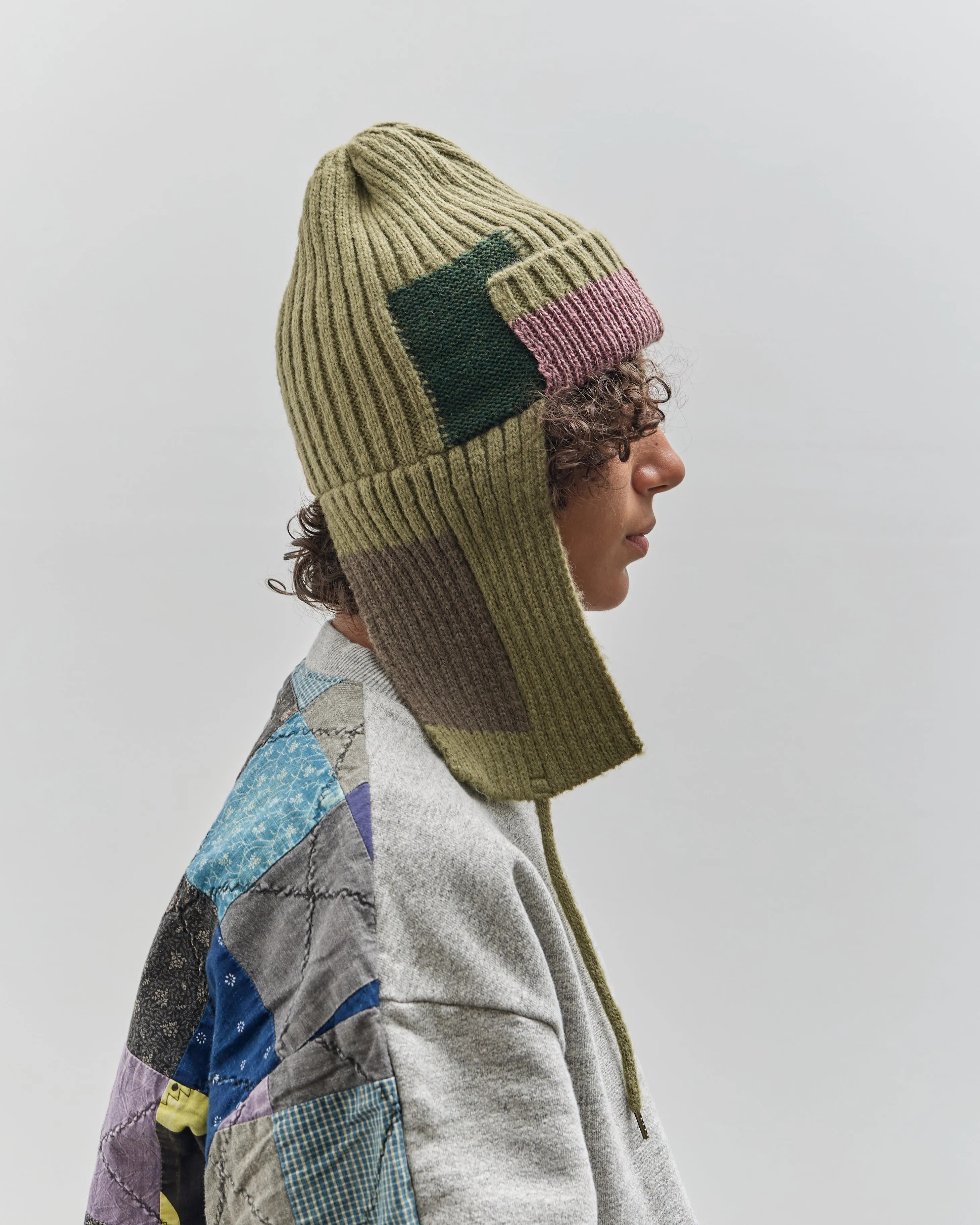 Kapital 5G Wool Tugihagi Gale Cap Short, Olive