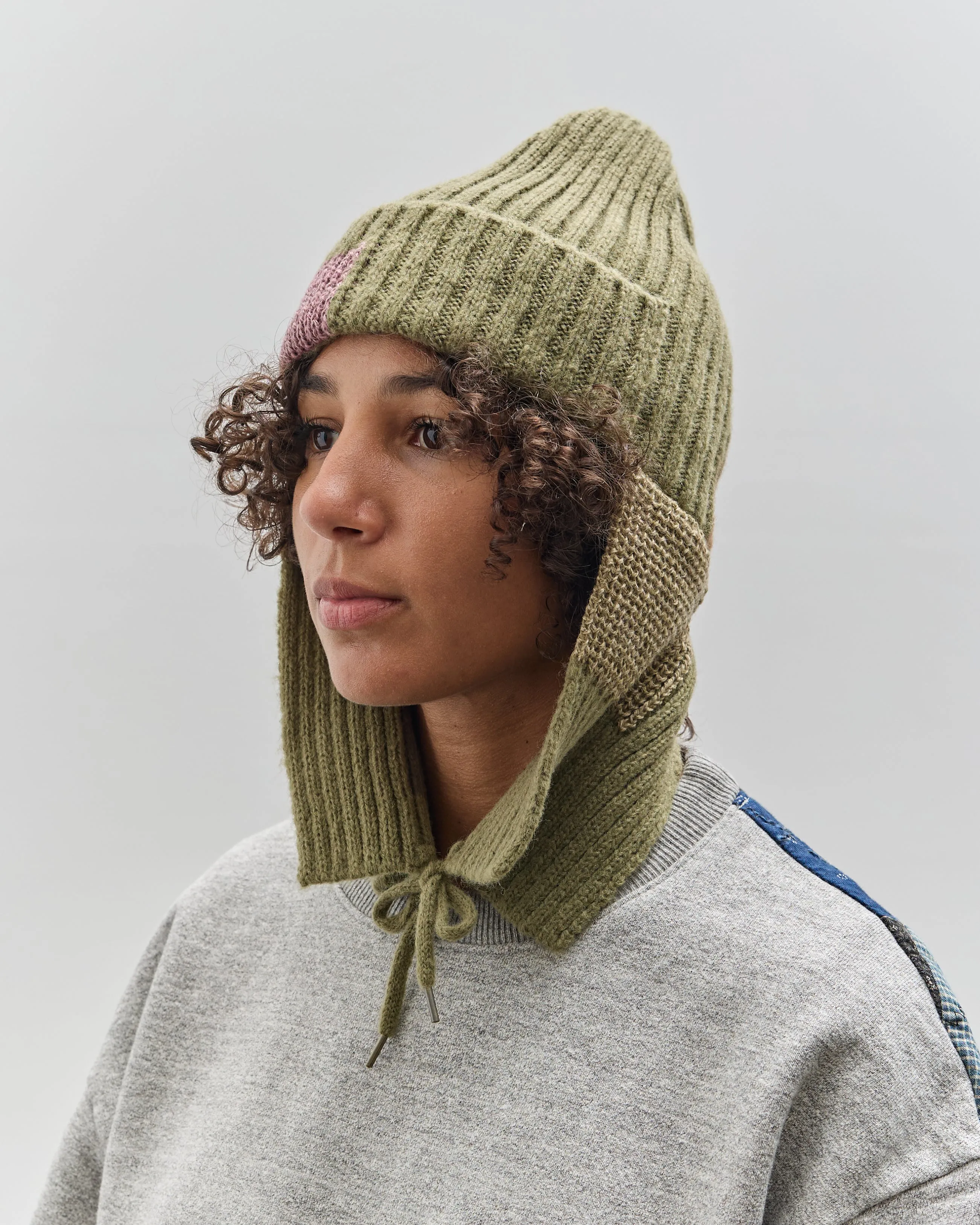 Kapital 5G Wool Tugihagi Gale Cap Short, Olive