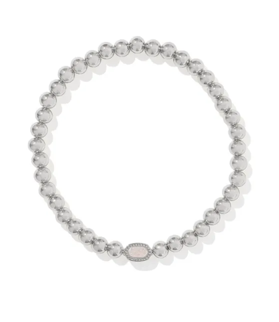 Kendra Scott Mini Elaina Stretch Bracelet Iridescent Drusy