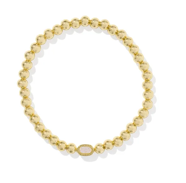 Kendra Scott Mini Elaina Stretch Bracelet Iridescent Drusy