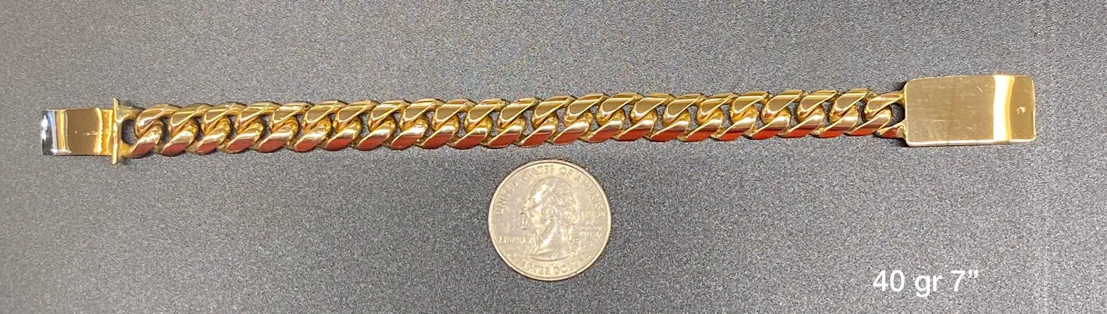 Kids Cuban Link Gold Bracelets