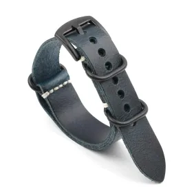 KZL029O Cowhide Genuine Leather Zulu Watch Straps
