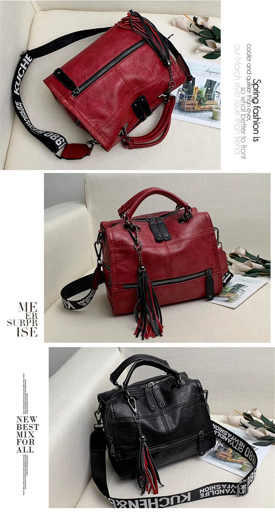 Leather Luxury Women Bags