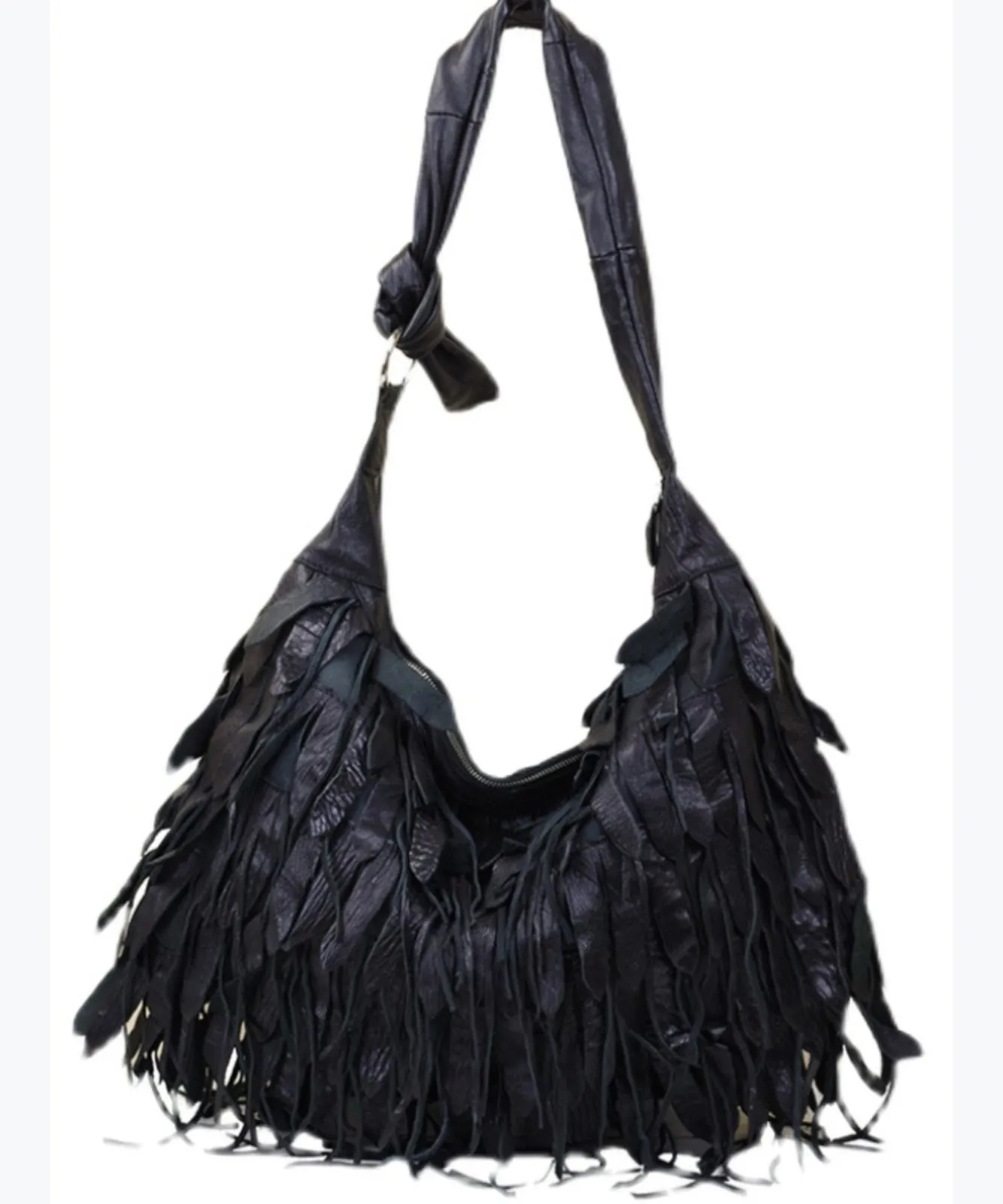 Leisure Sheepskin Tassel Shoulder Bag For Women HJ1052
