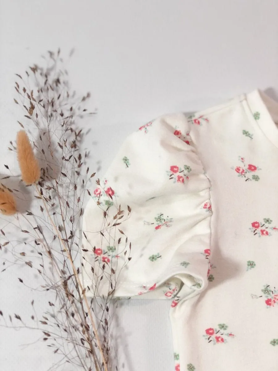 Lobelia Kids Tee-shirt Sewing Pattern - Girls 3/12 - Ikatee