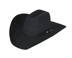 LONE STAR OUTLAW PREMIUM BLACK FELT RCA HAT