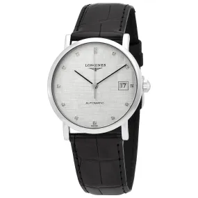 Longines Elegant Automatic Diamond Grey Dial Ladies Watch L4.809.4.77.2