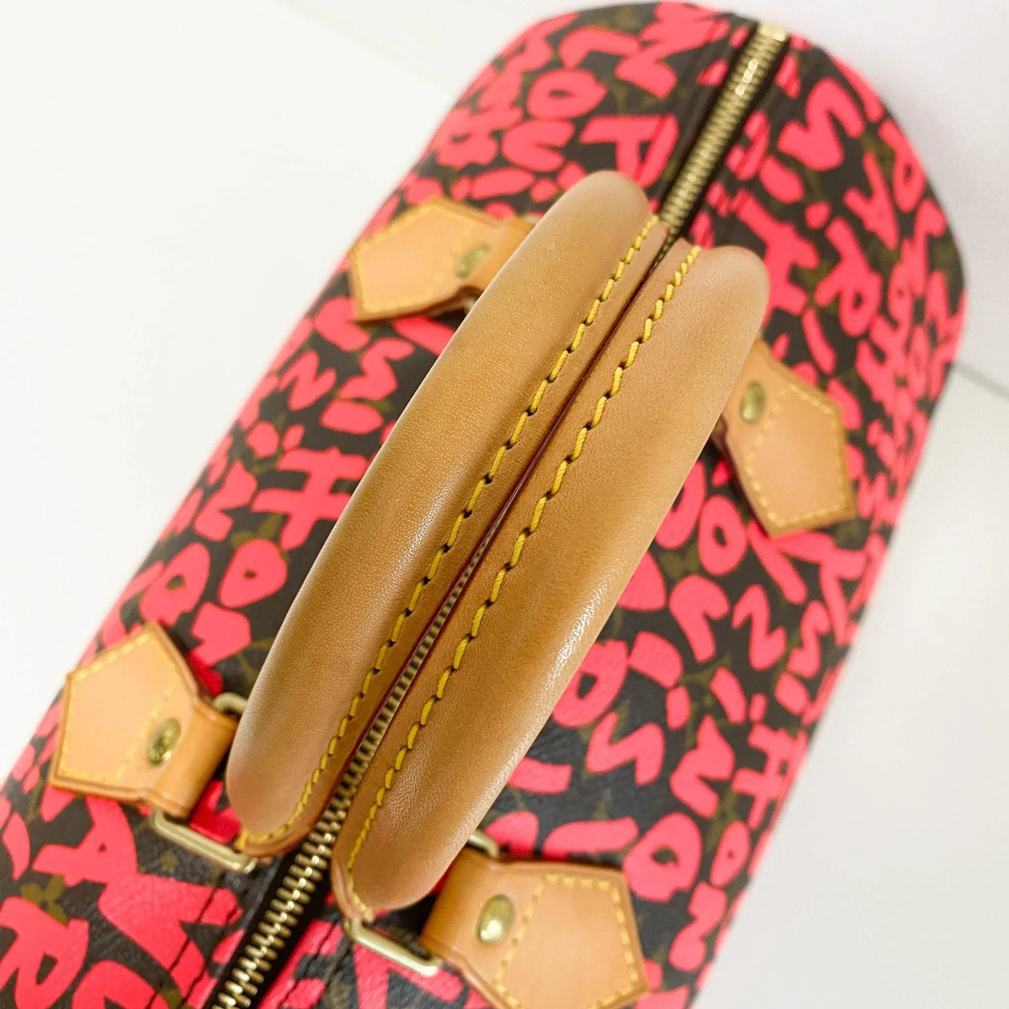 Louis Vuitton x Stephen Sprouse Monogram Graffiti Speedy 30 Hot Pink Fuchsia