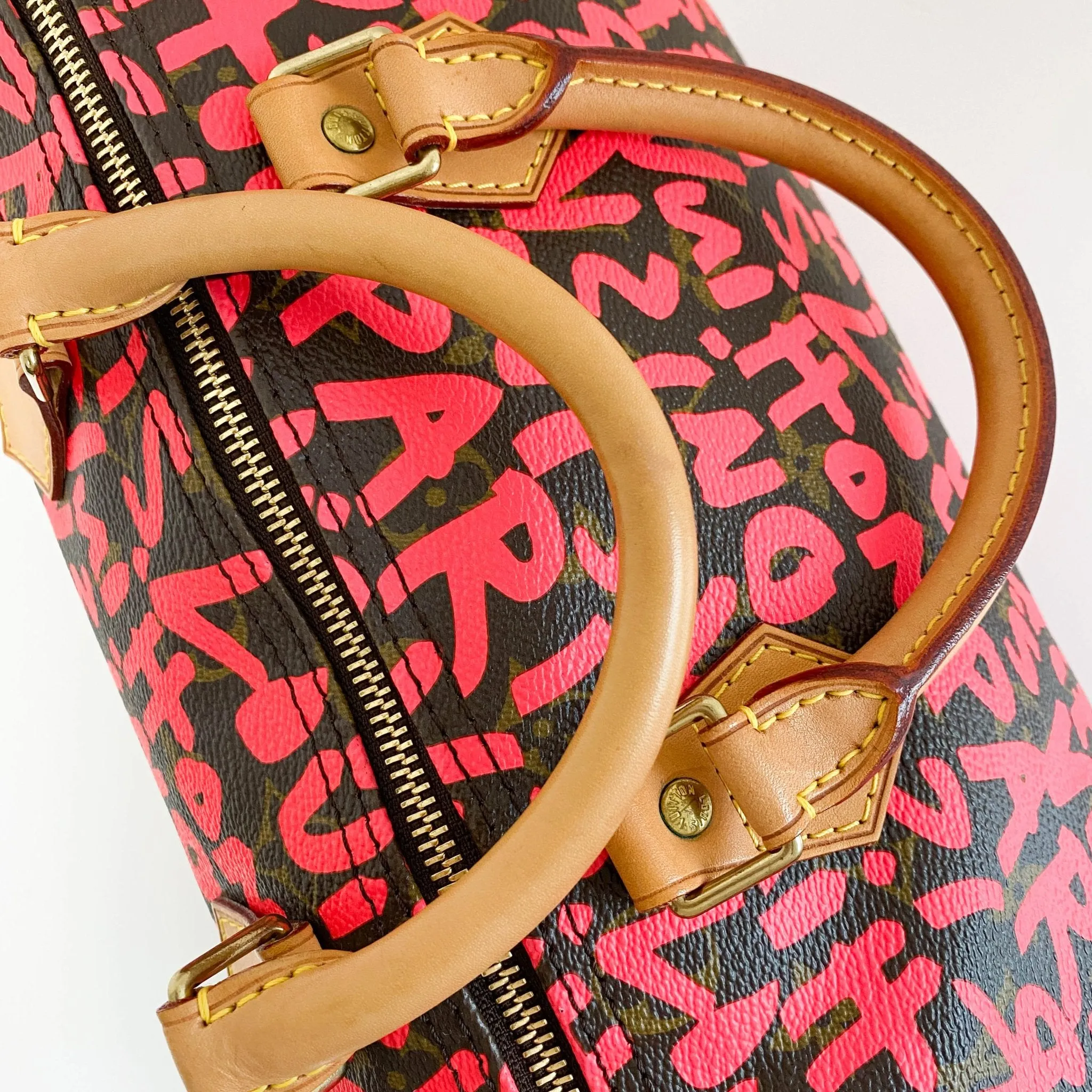 Louis Vuitton x Stephen Sprouse Monogram Graffiti Speedy 30 Hot Pink Fuchsia