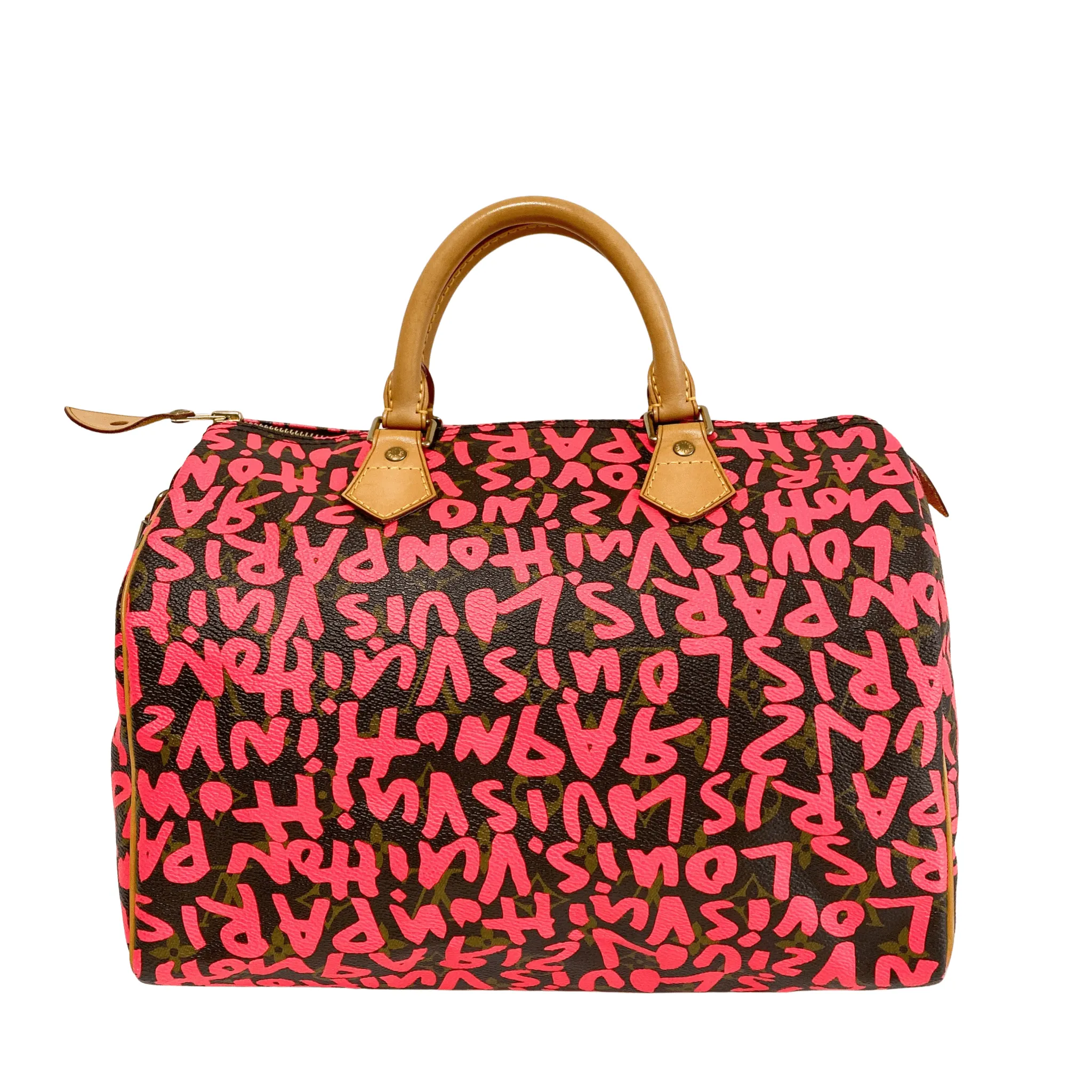 Louis Vuitton x Stephen Sprouse Monogram Graffiti Speedy 30 Hot Pink Fuchsia