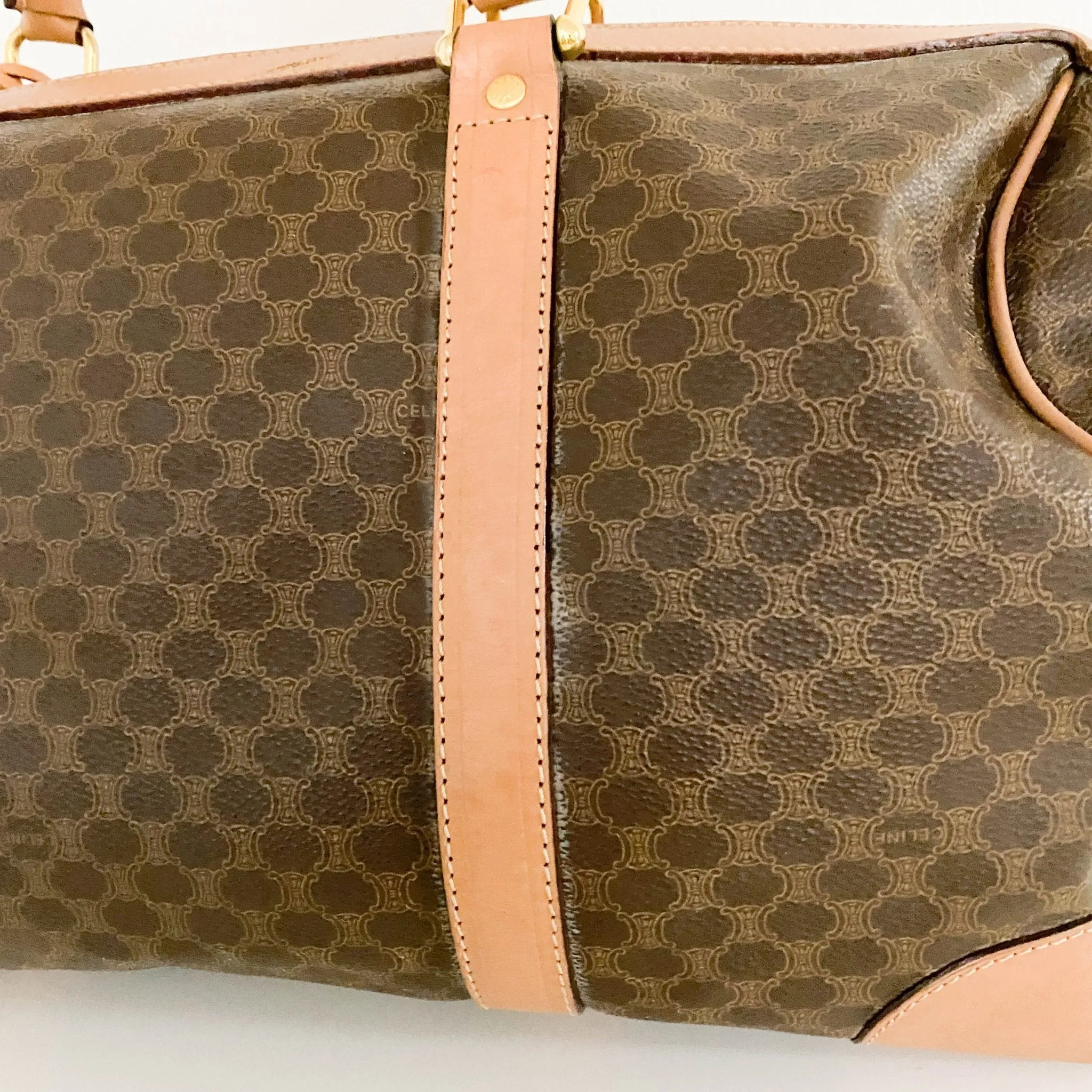 Macadam Canvas Boston Travel Bag