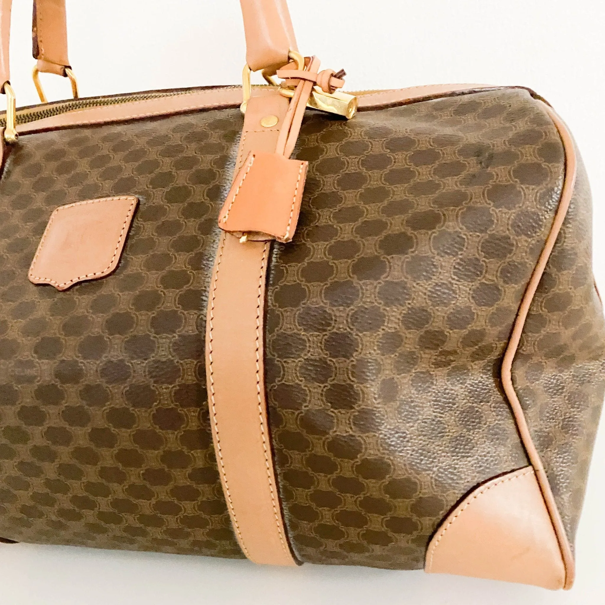 Macadam Canvas Boston Travel Bag